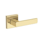 Baldwin Sharpewood Lever Set with Contemporary Square Rose