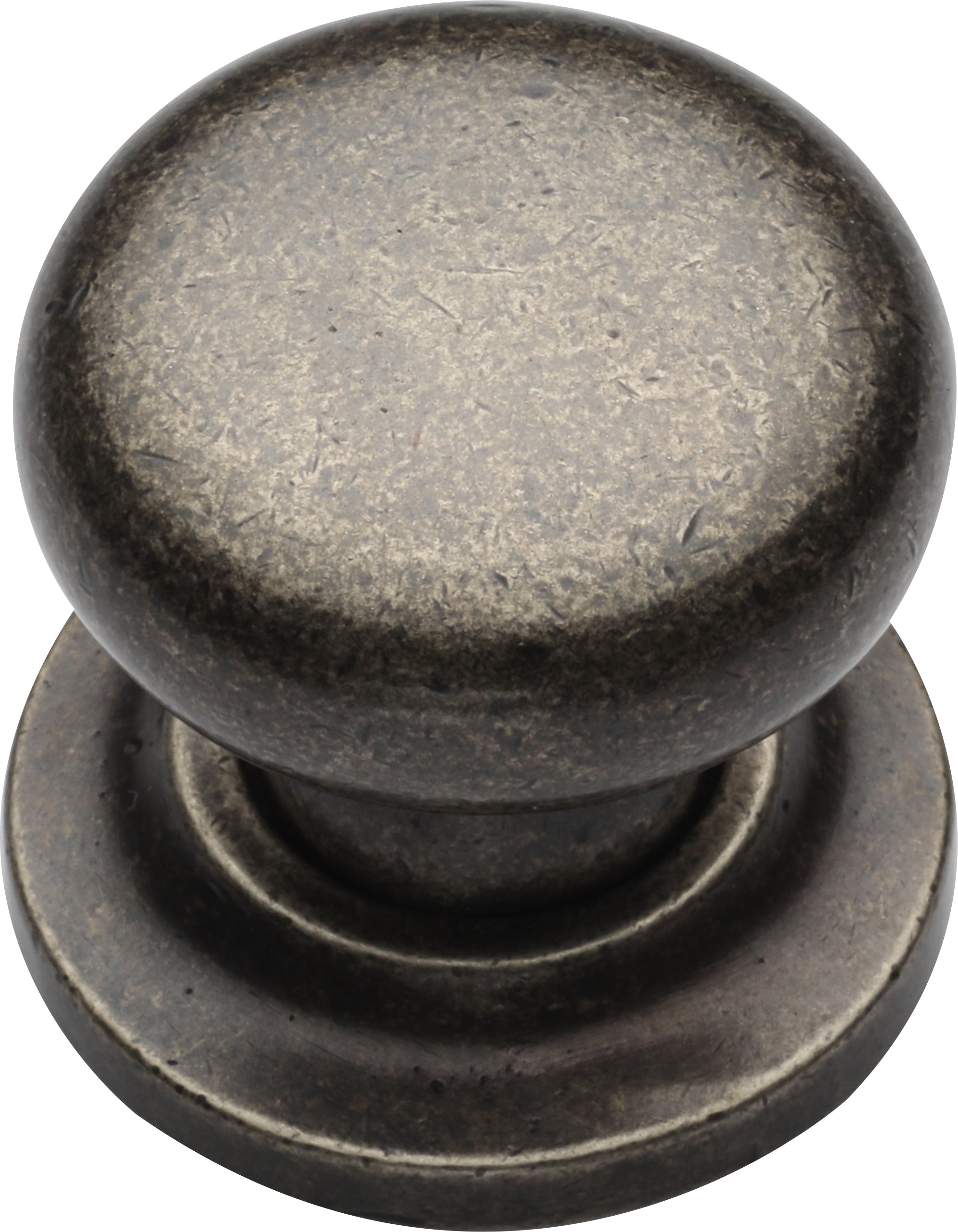 Ashley Norton Bronze Round Cabinet Knob on Rose