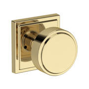 Baldwin Vashon Knob Set with Stepped Square Rose