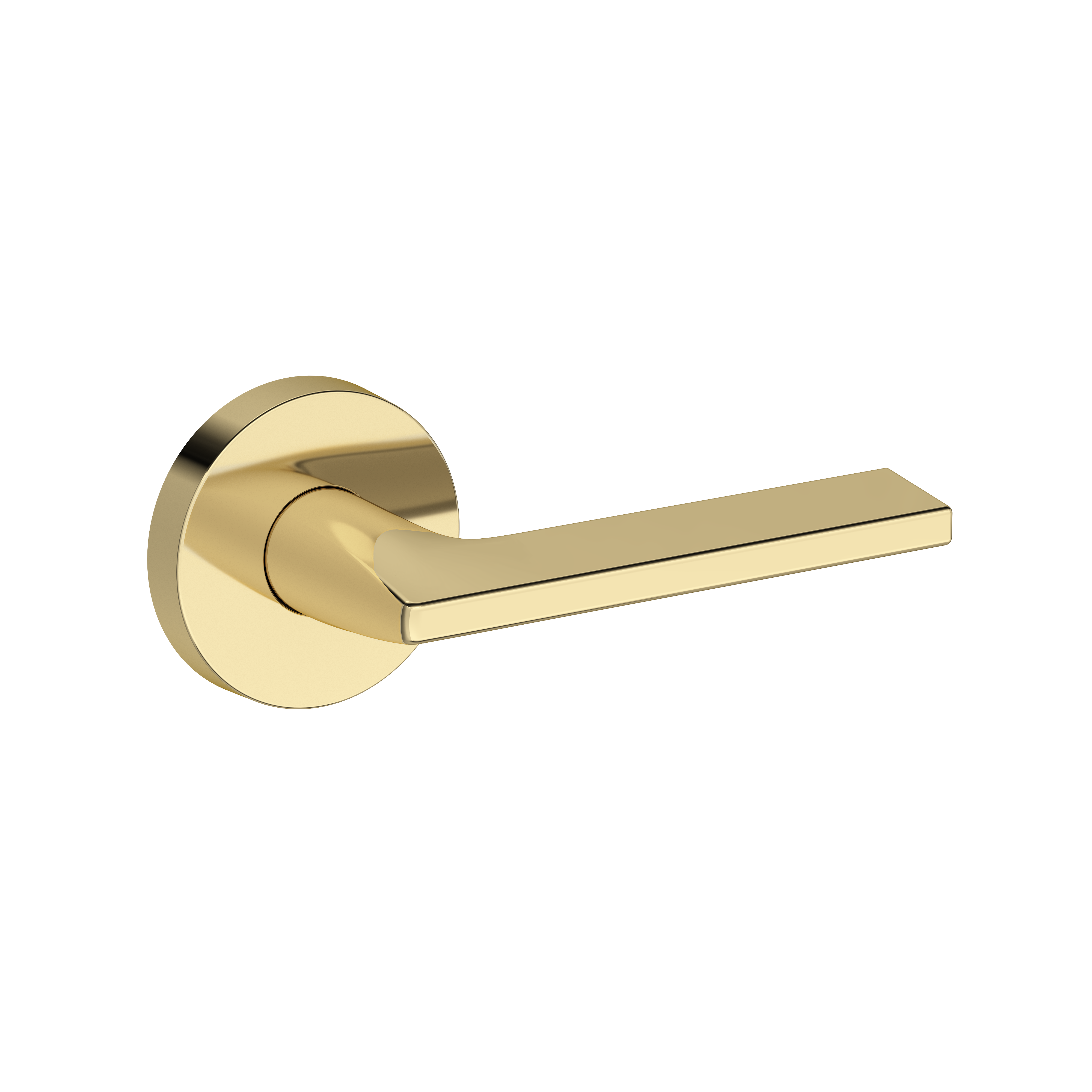 Baldwin Anaheim Hills Lever Set with Contemporary Round Rose