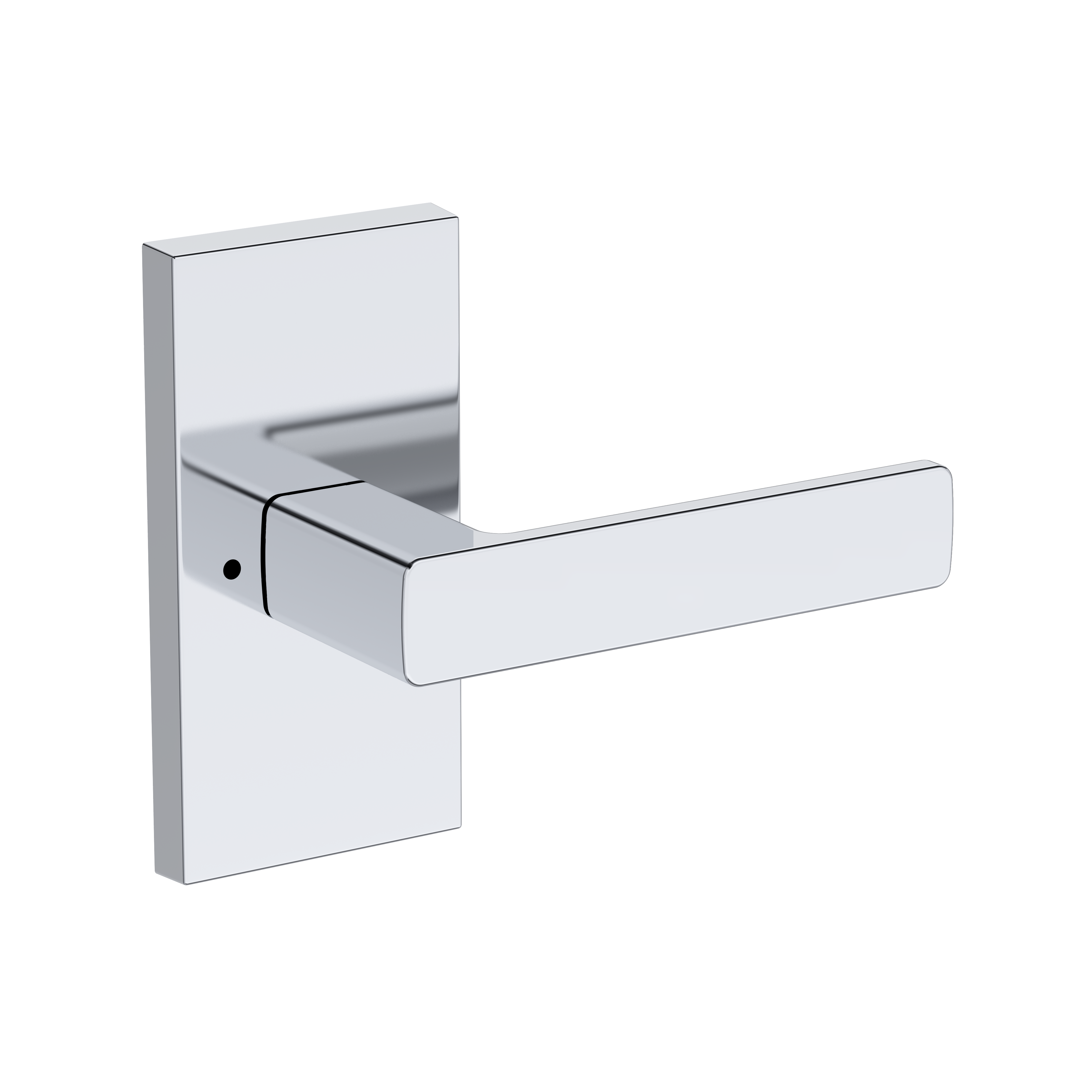 Baldwin Sharpewood Lever Set with Contemporary 5" Rose