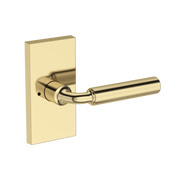 Baldwin La Conner Lever Set with Contemporary 5" Rose