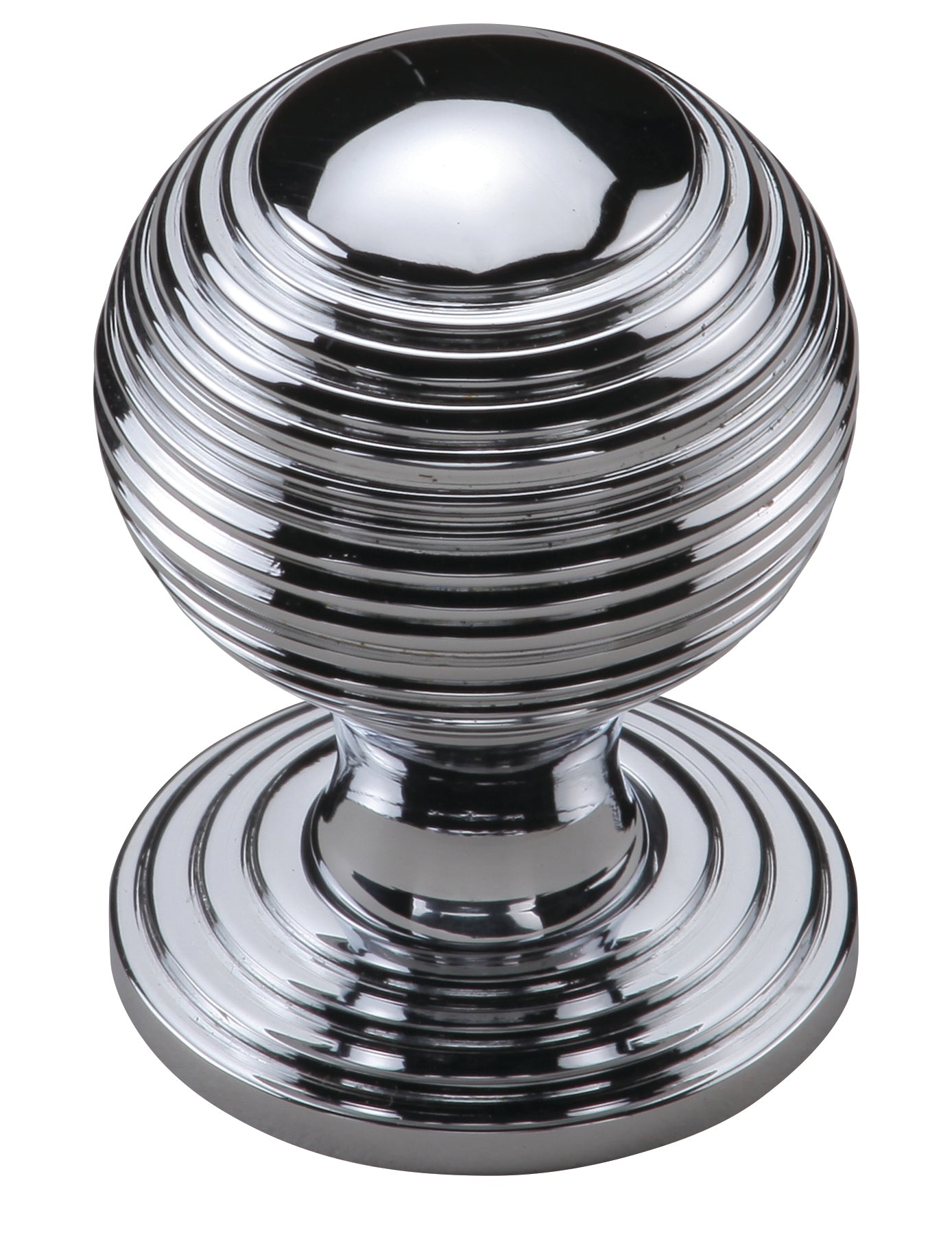 Ashley Norton Reeded Cabinet Knob on Rose