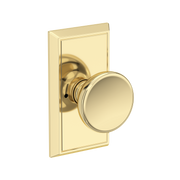 Baldwin Solvang Knob Set with Chamfered 5" Rose