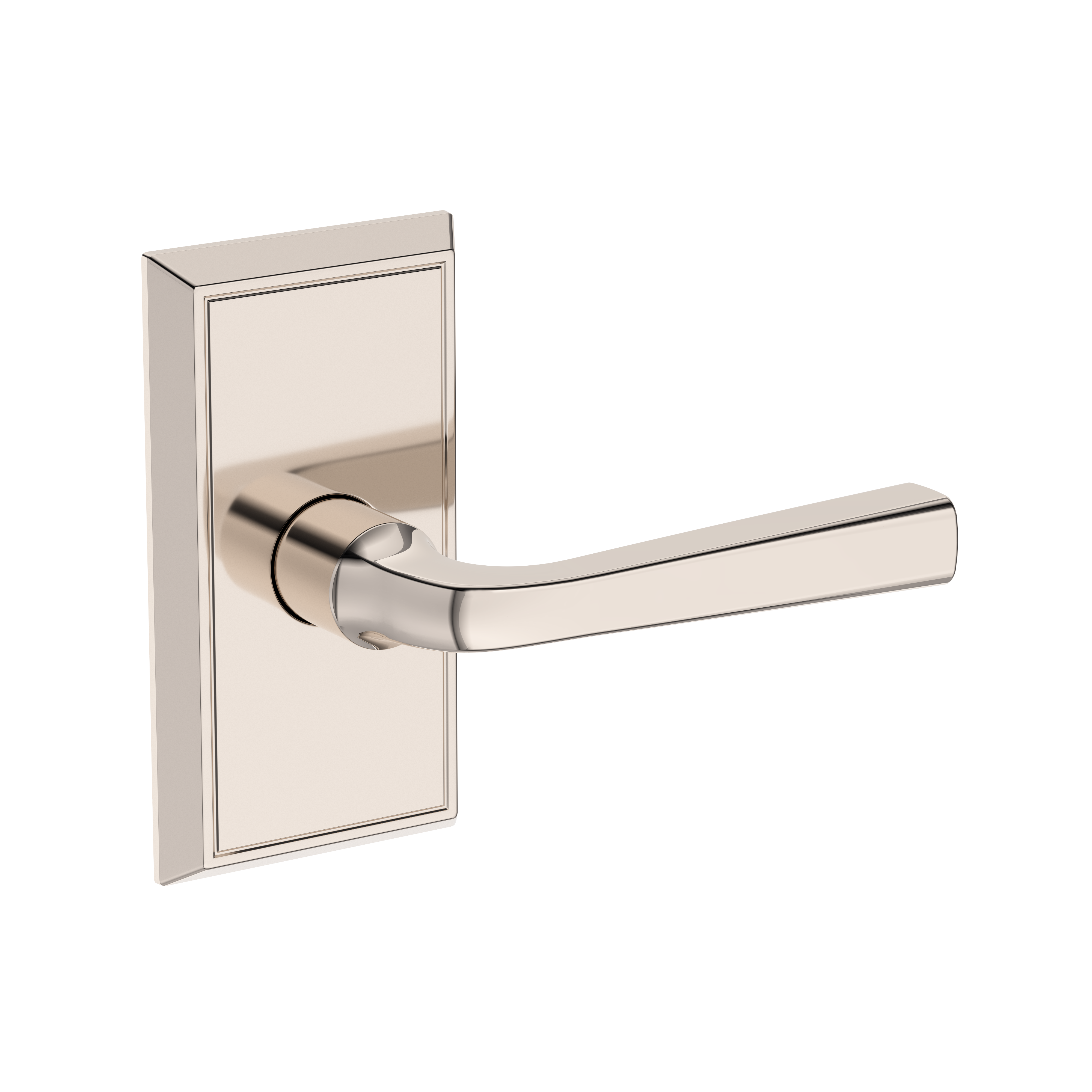 Baldwin Kingvale Lever Set with Chamfered 5" Rose
