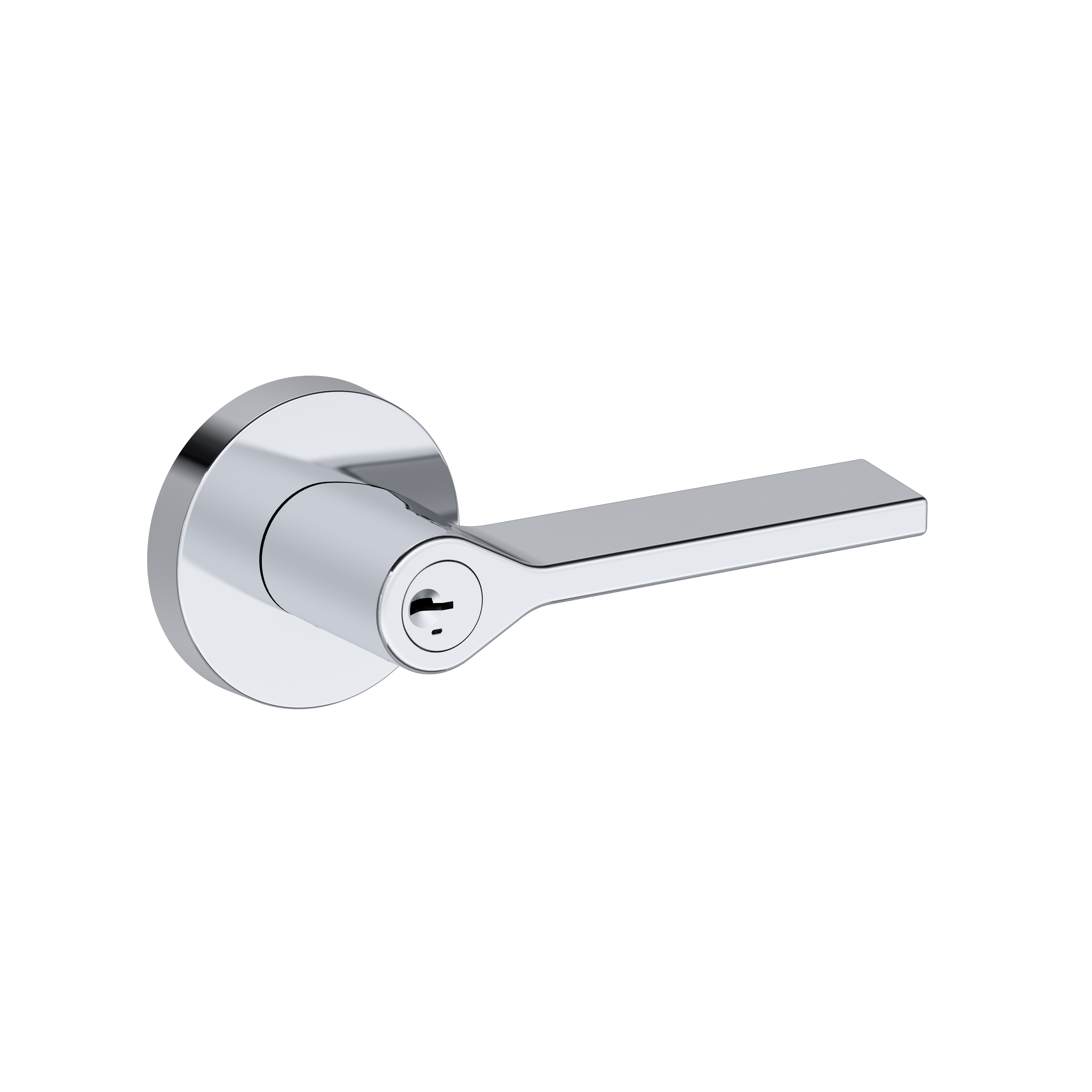 Baldwin Anaheim Hills Lever Set with Contemporary Round Rose