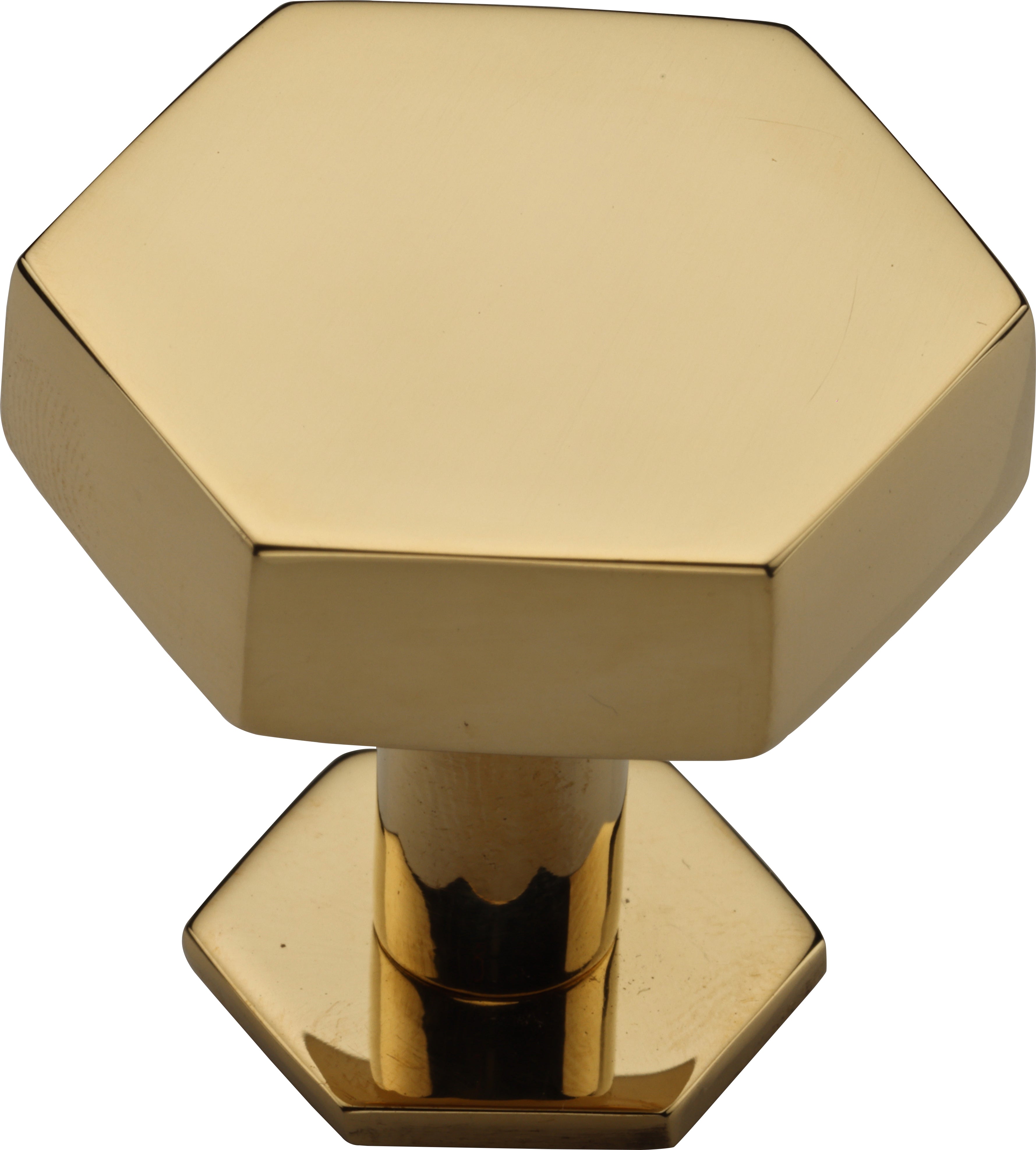 Ashley Norton Modern Hex Cabinet Knob with Rosette