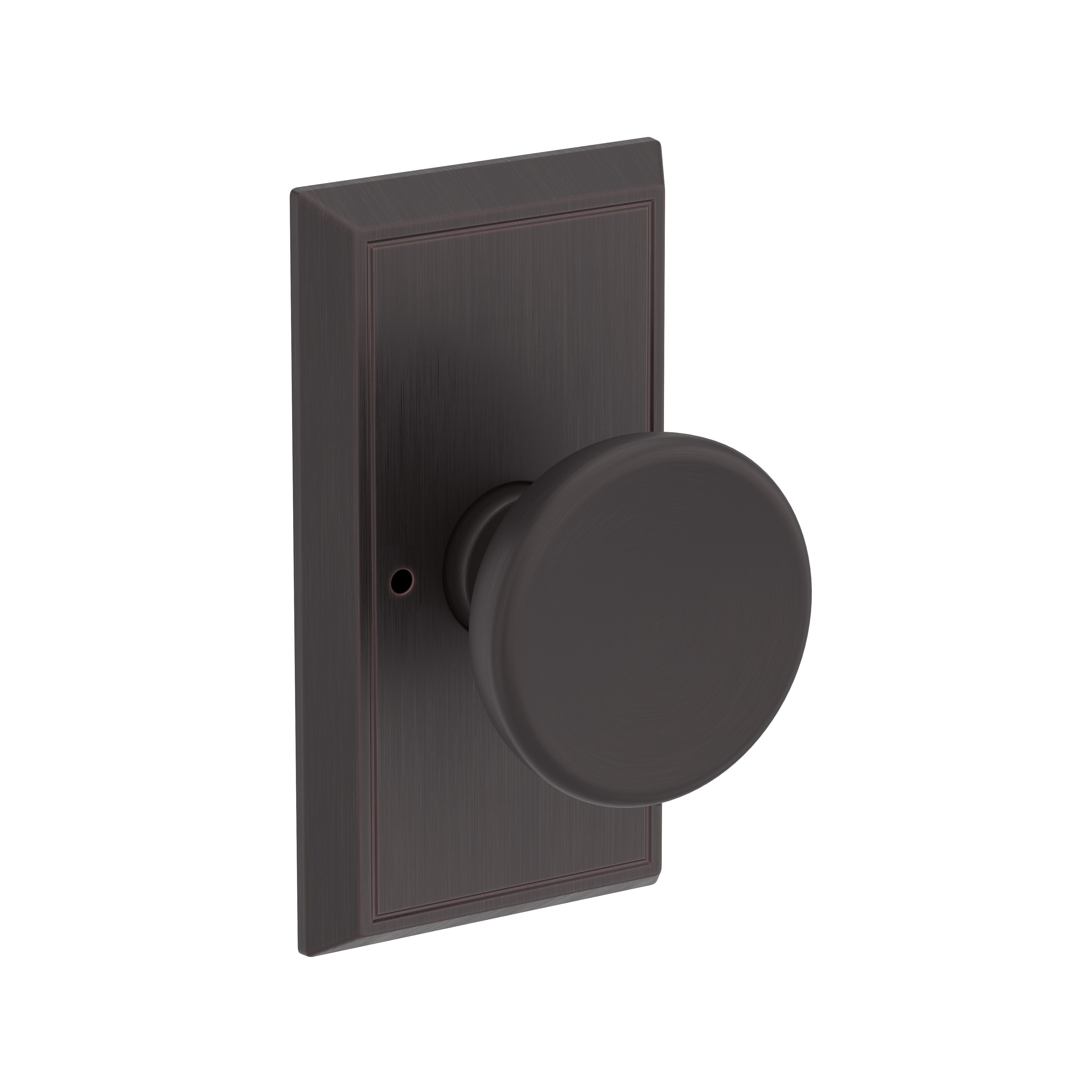 Baldwin Solvang Knob Set with Chamfered 5" Rose