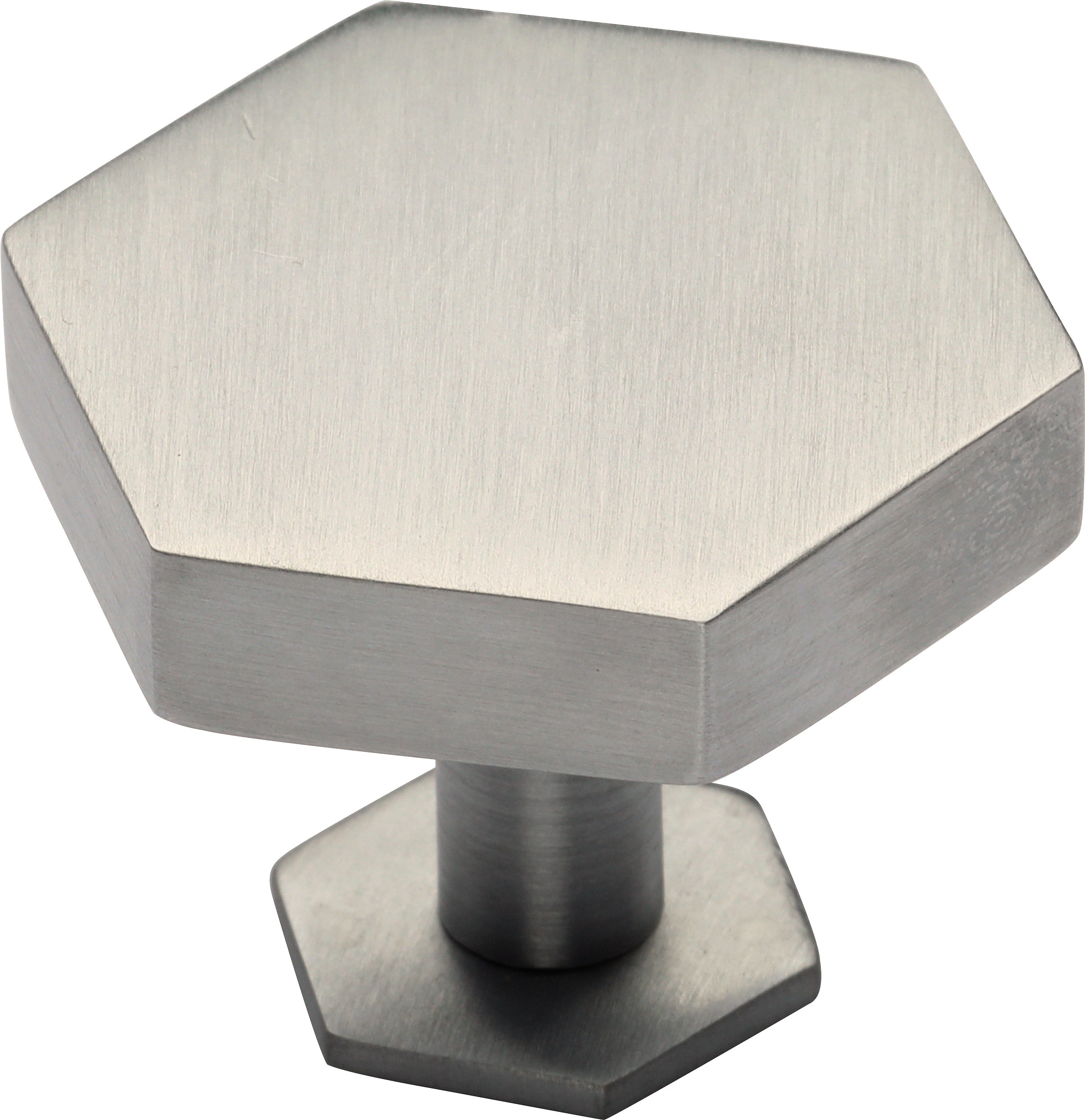 Ashley Norton Modern Hex Cabinet Knob with Rosette