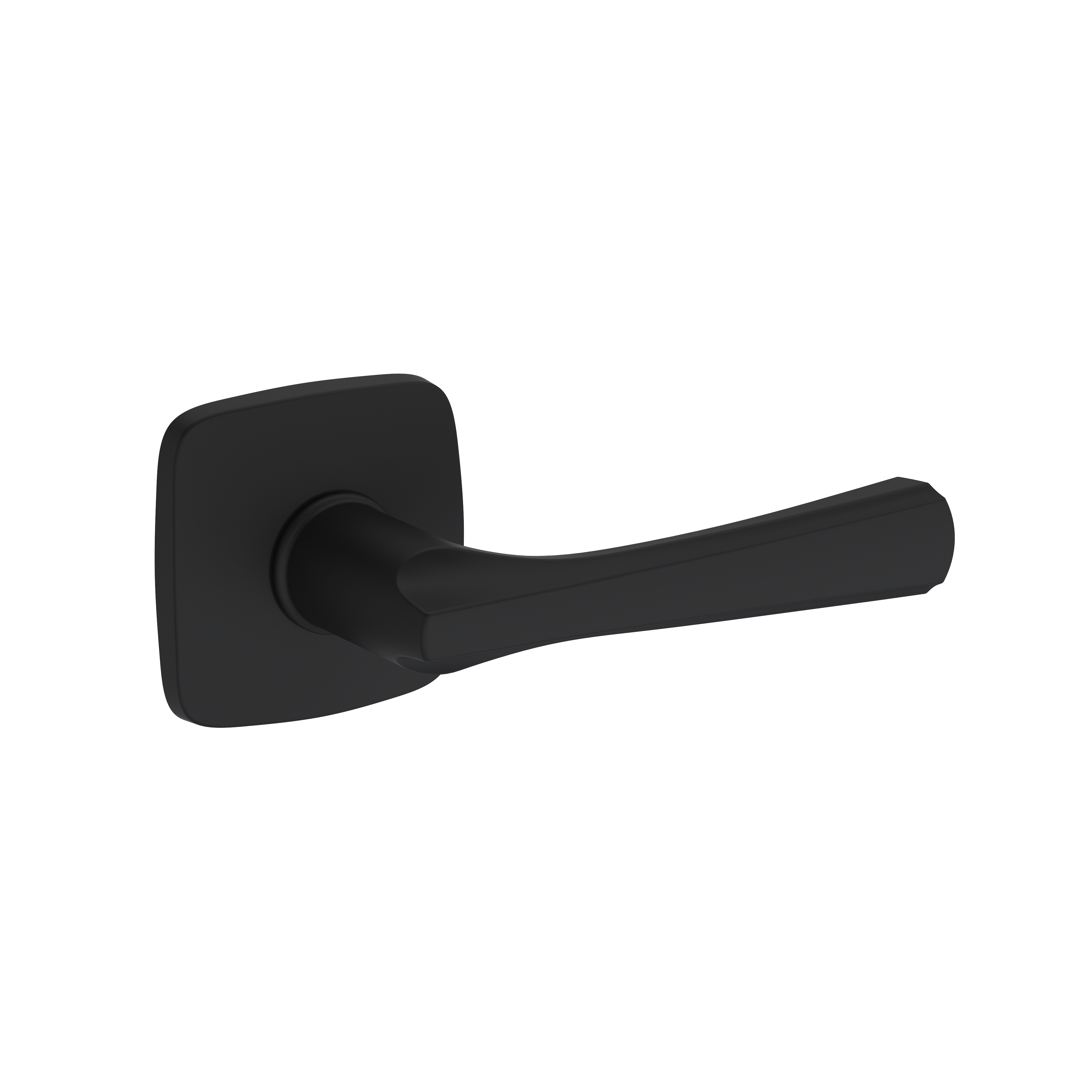 Baldwin Wyndcliff Lever Set with Soft Square Rose