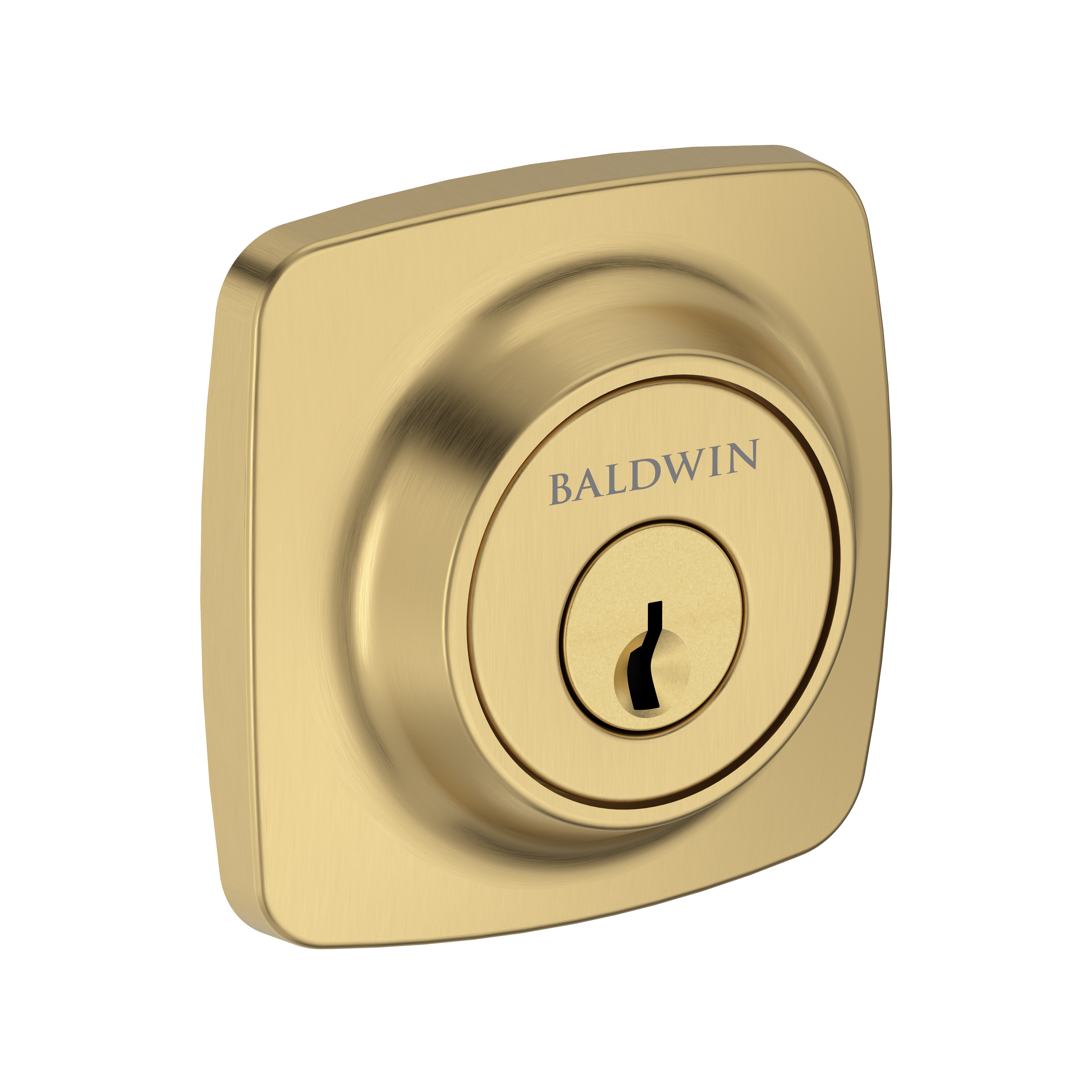 Baldwin Soft Square Single Cylinder Deadbolt