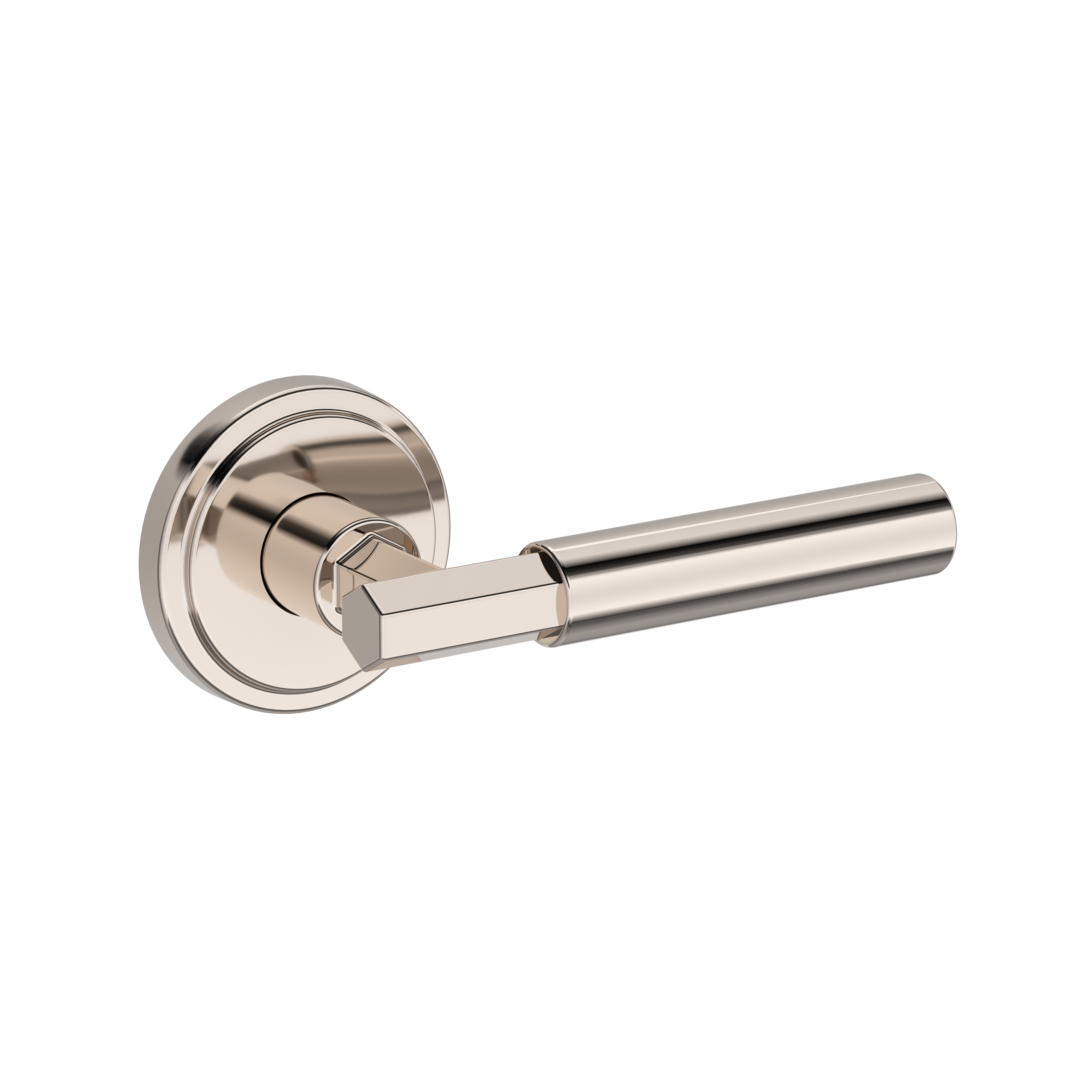 Baldwin Riddling Lever Set with Stepped Round Rose