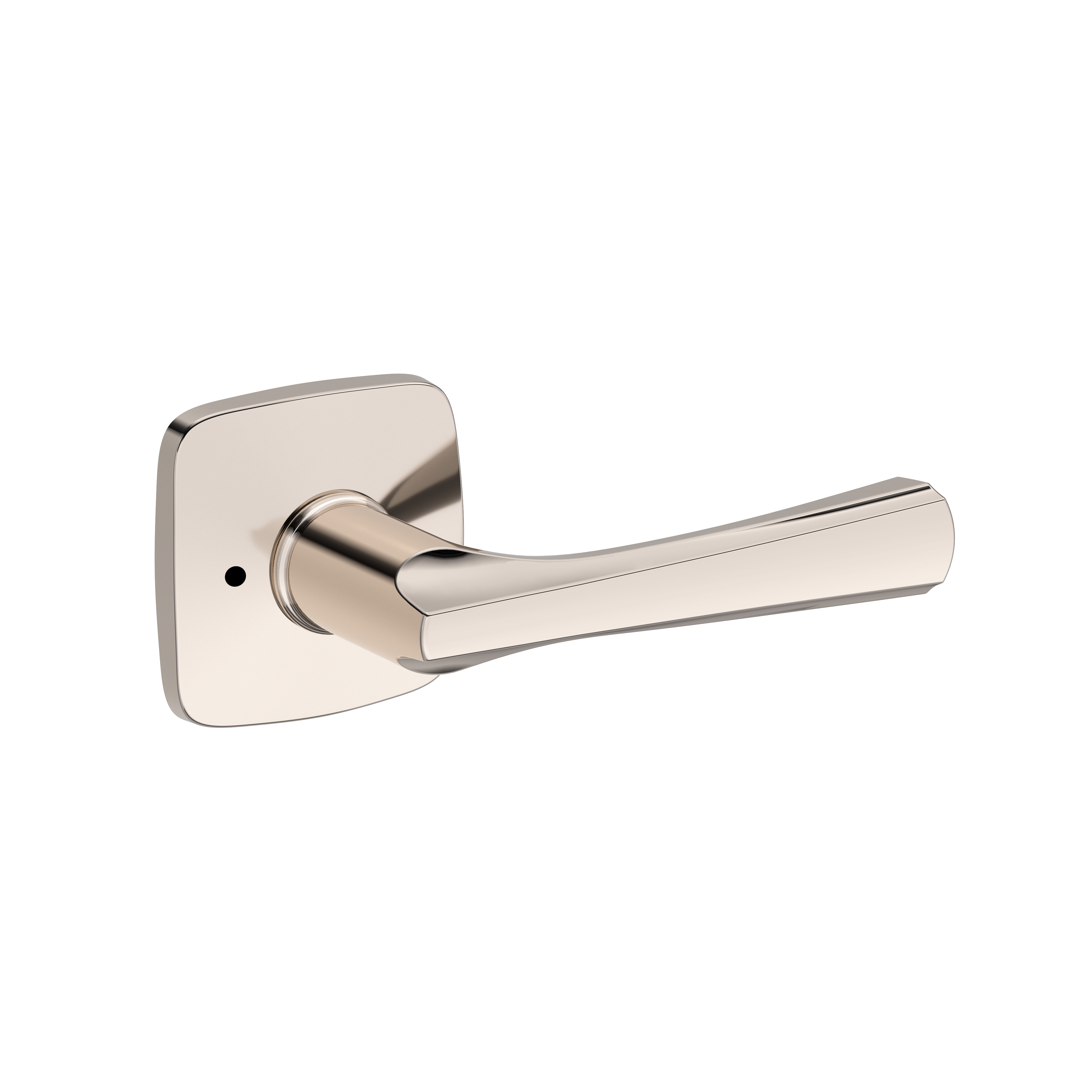 Baldwin Wyndcliff Lever Set with Soft Square Rose