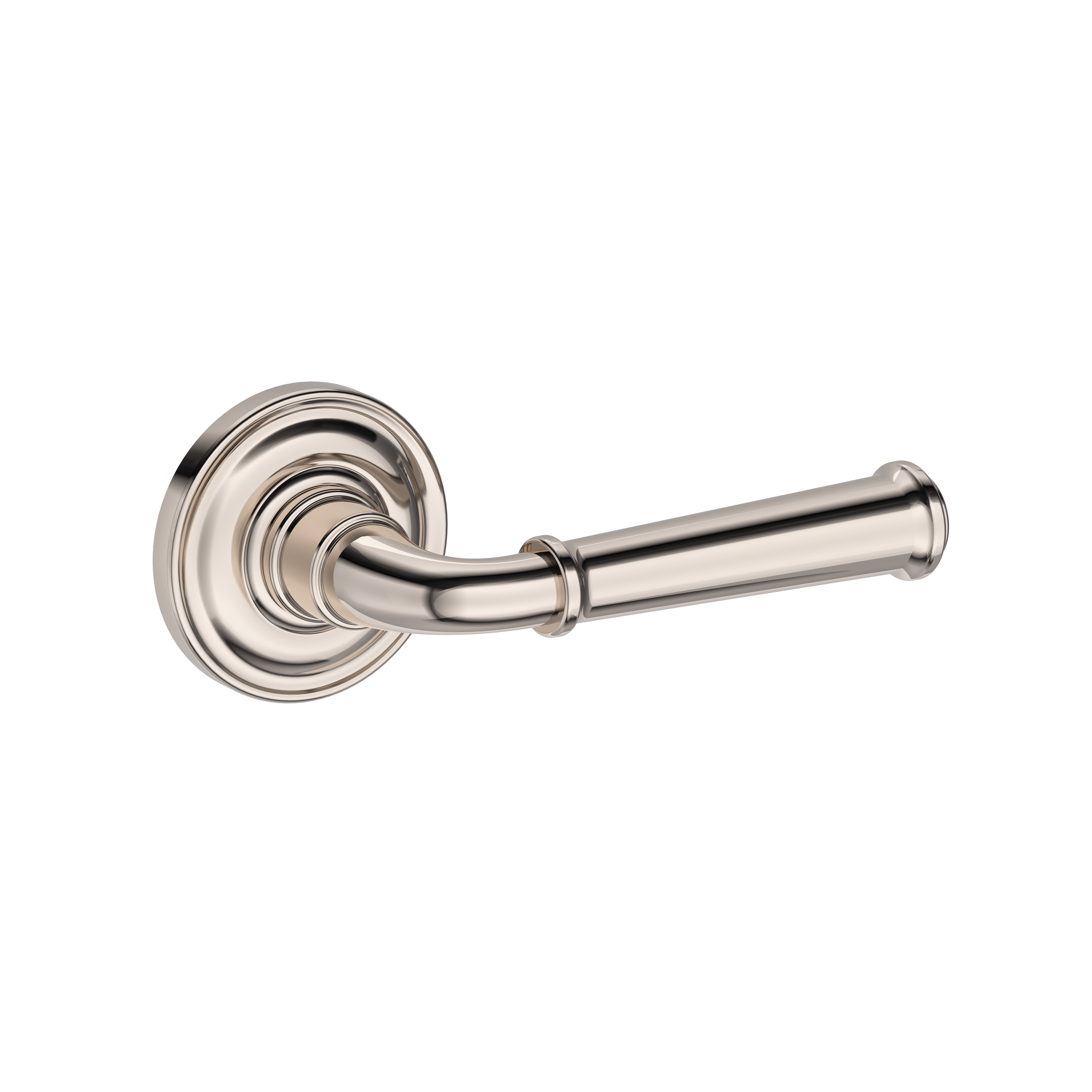 Baldwin Dunsmoor Lever Set with Traditional Round Rose