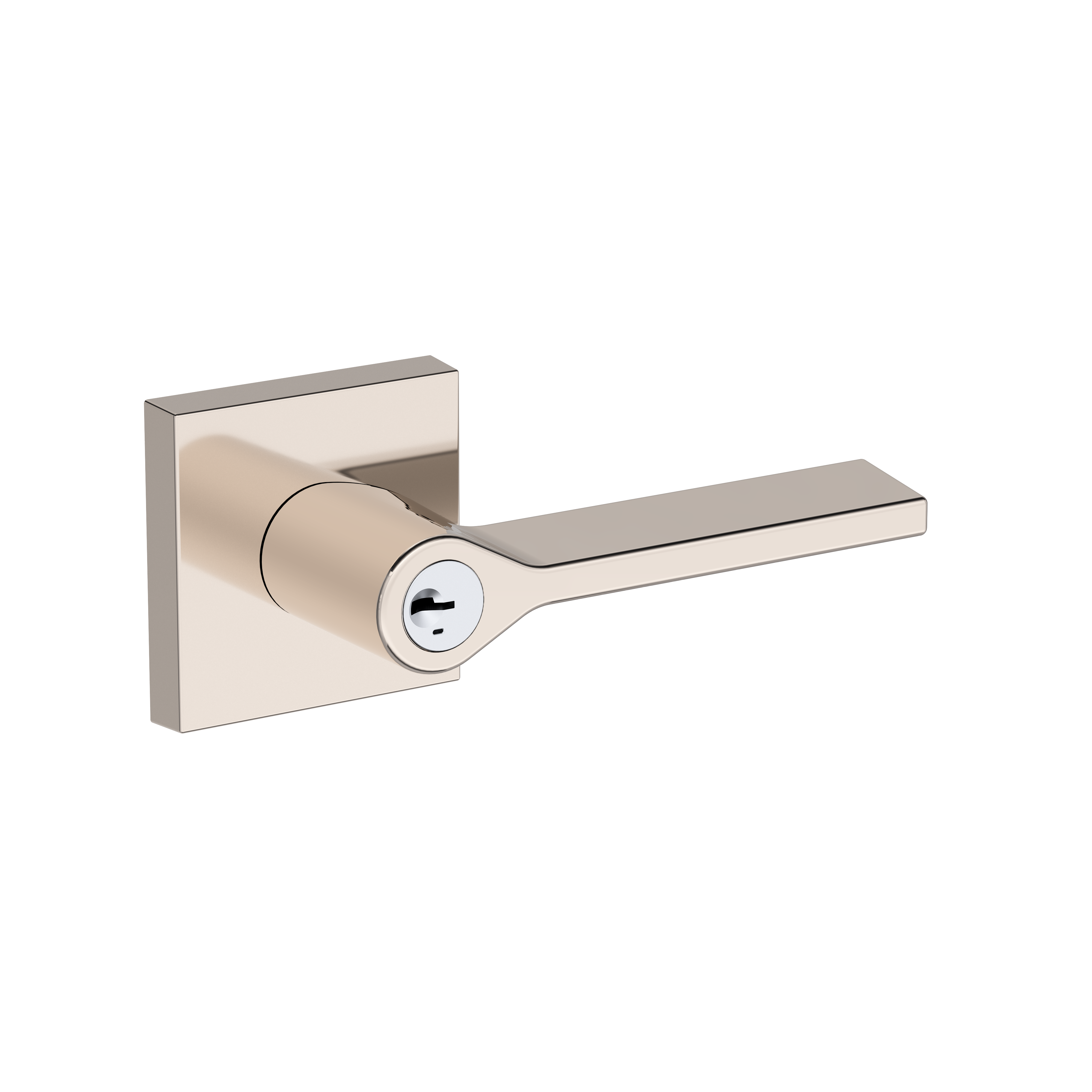 Baldwin Anaheim Hills Lever Set with Contemporary Square Rose