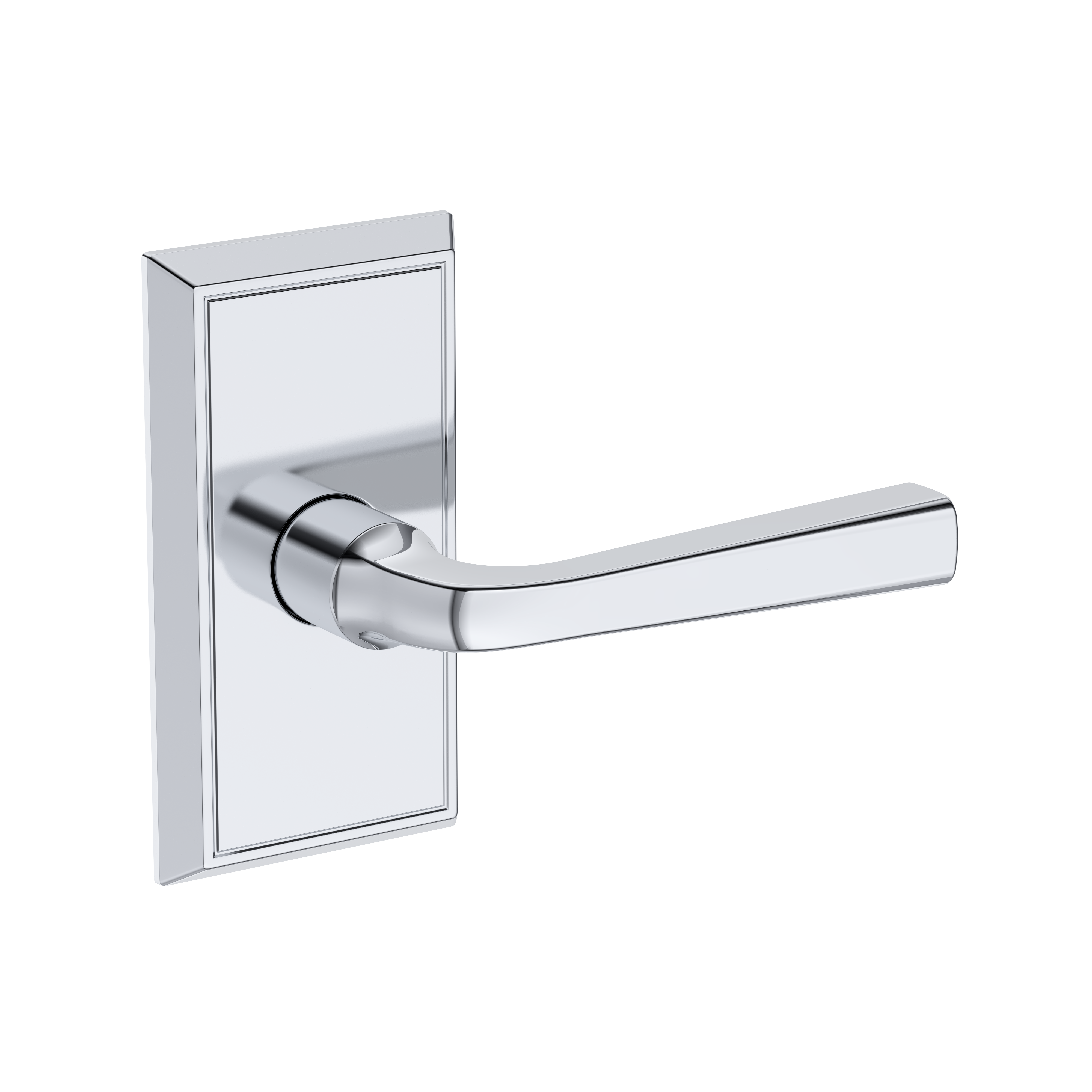 Baldwin Kingvale Lever Set with Chamfered 5" Rose