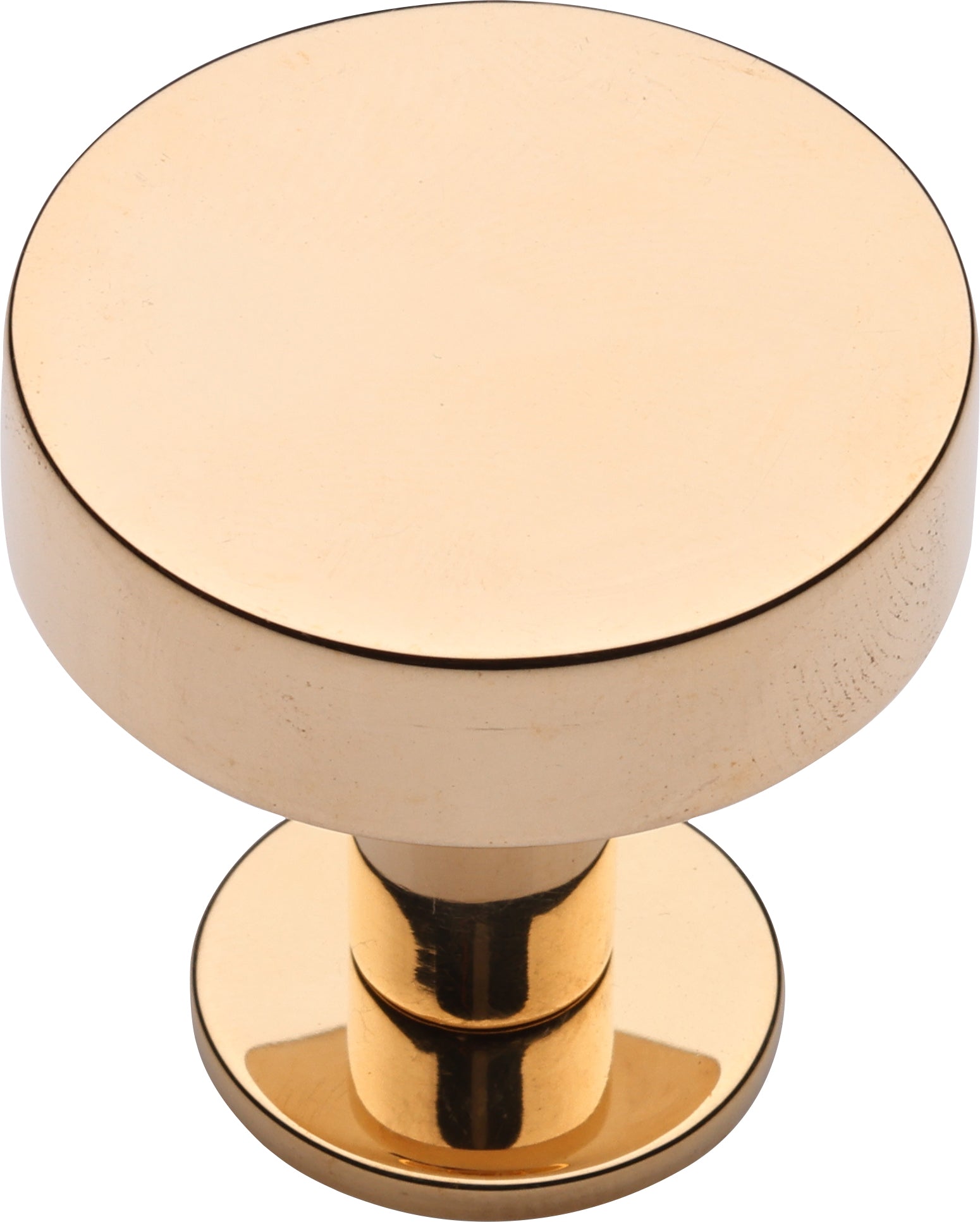 Ashley Norton Knurled Disc Cabinet Knob with Rosette