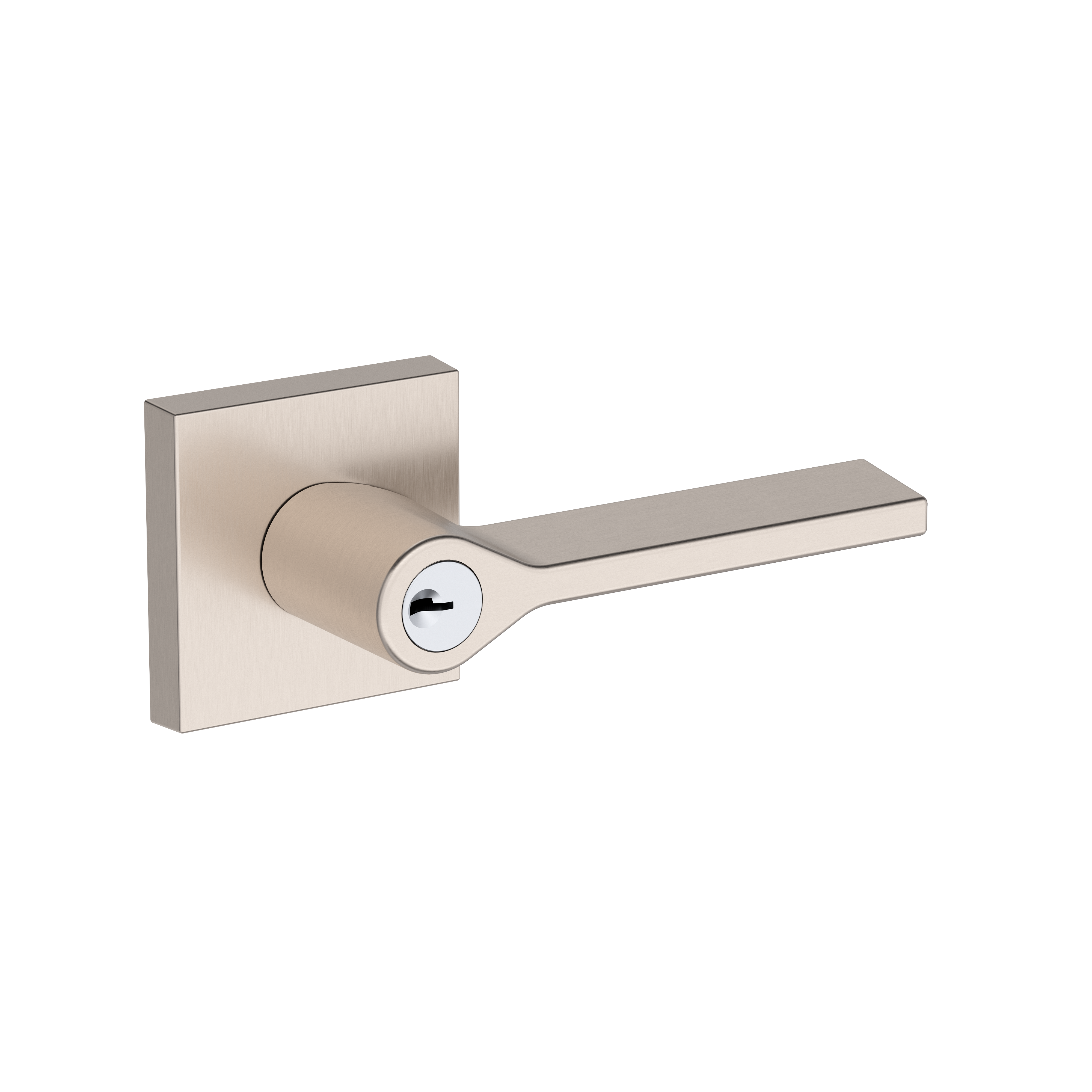 Baldwin Anaheim Hills Lever Set with Contemporary Square Rose