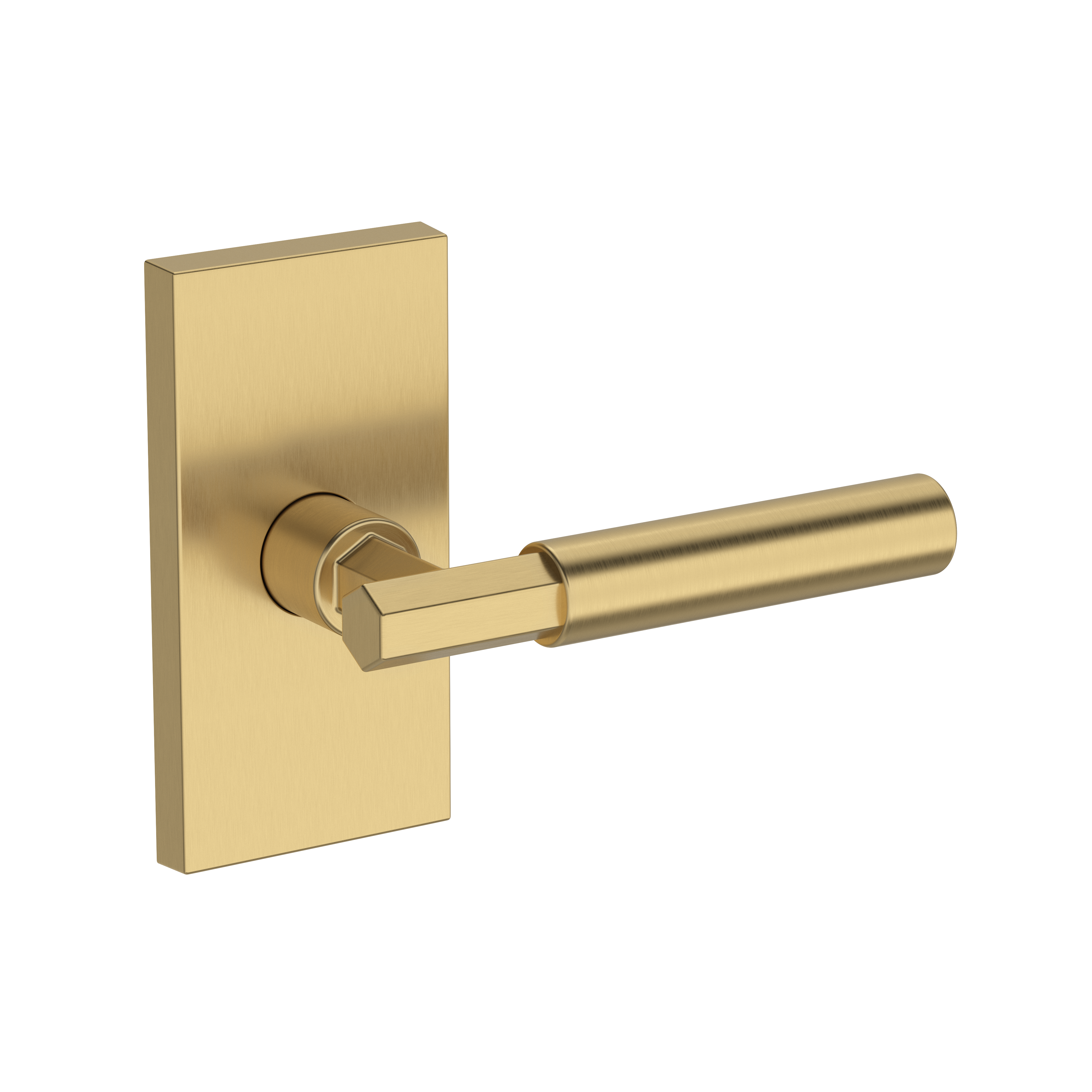 Baldwin Riddling Lever Set with Contemporary 5" Rose