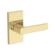 Baldwin Sharpewood Lever Set with Contemporary 5" Rose