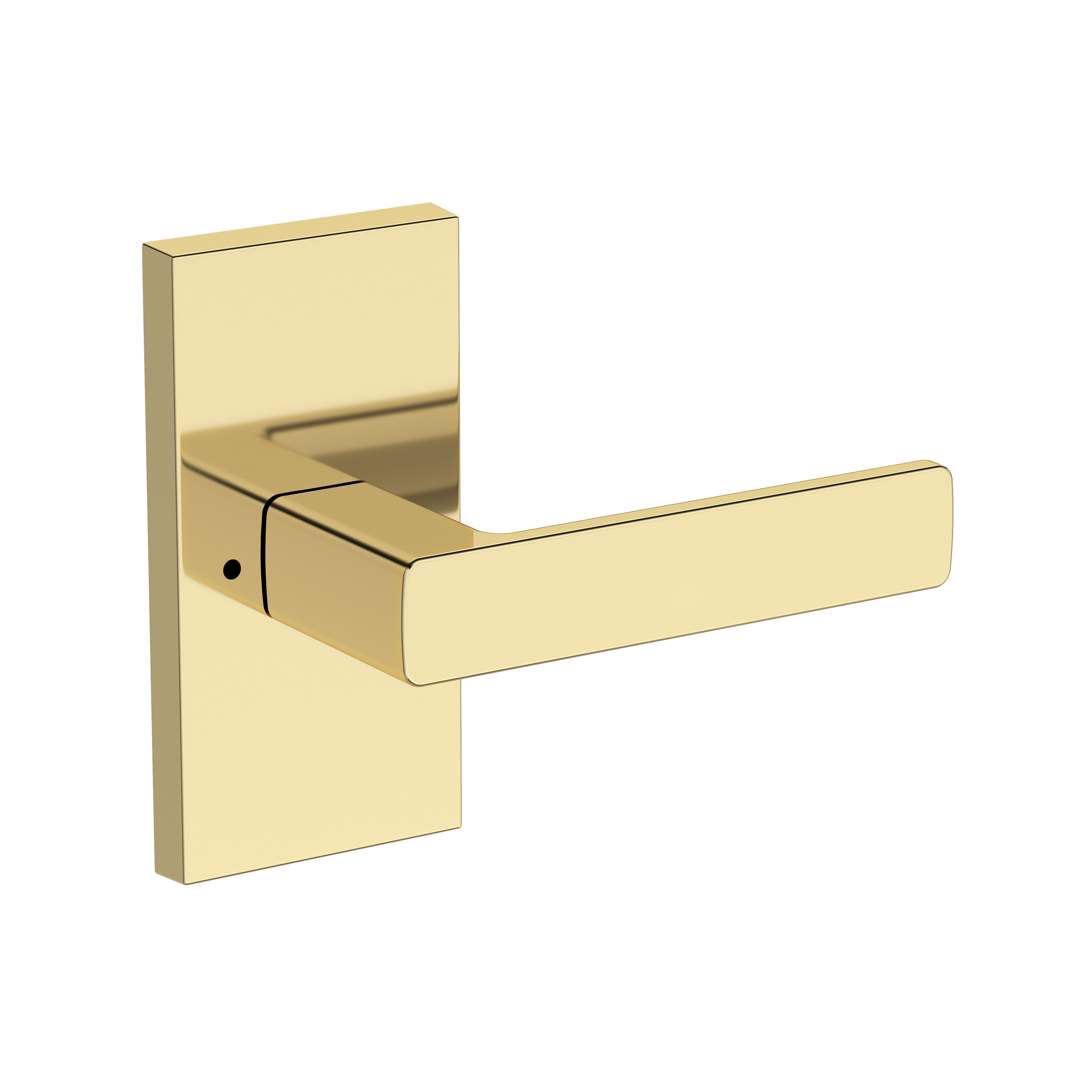 Baldwin Sharpewood Lever Set with Contemporary 5" Rose