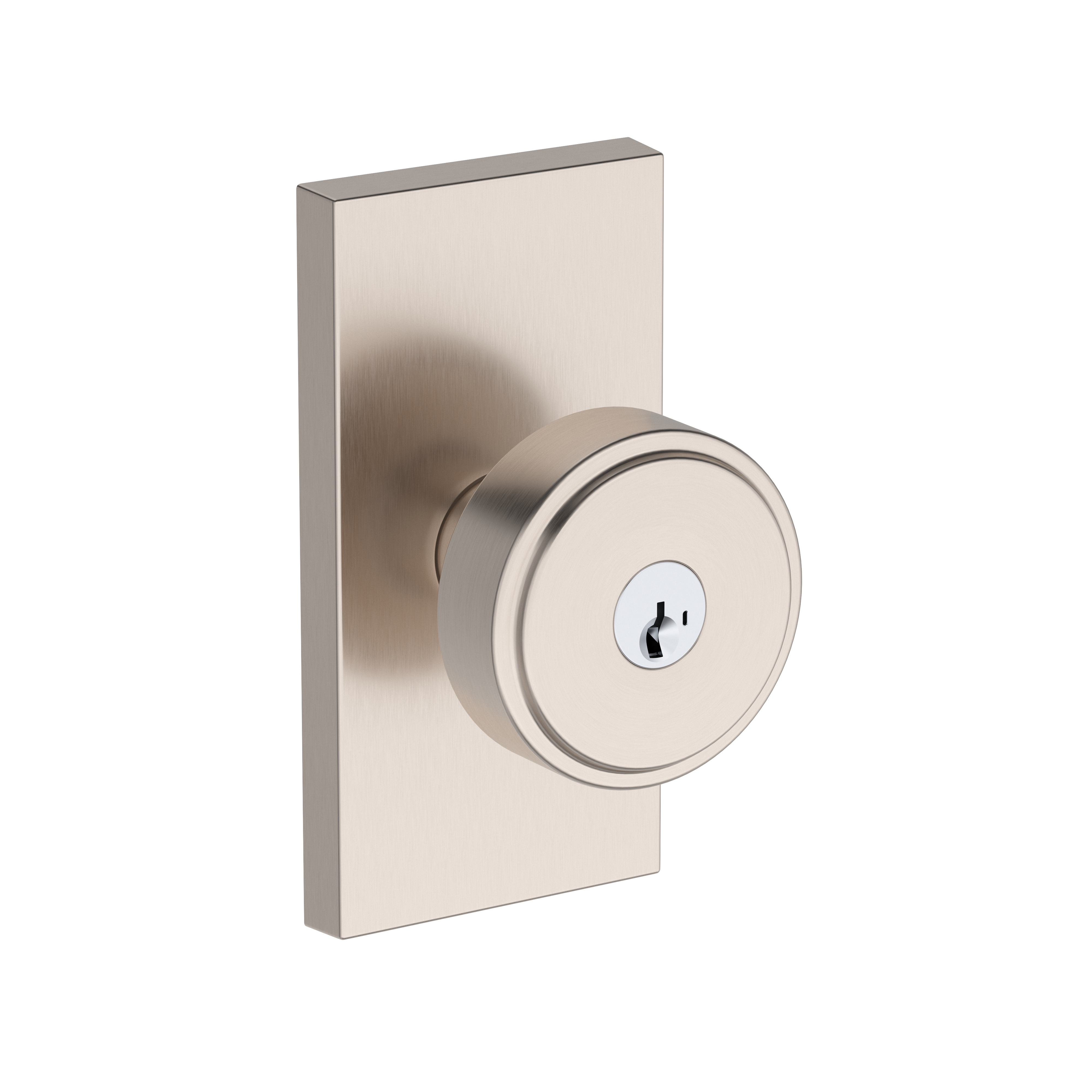 Baldwin Vashon Knob Set with Contemporary 5" Rose