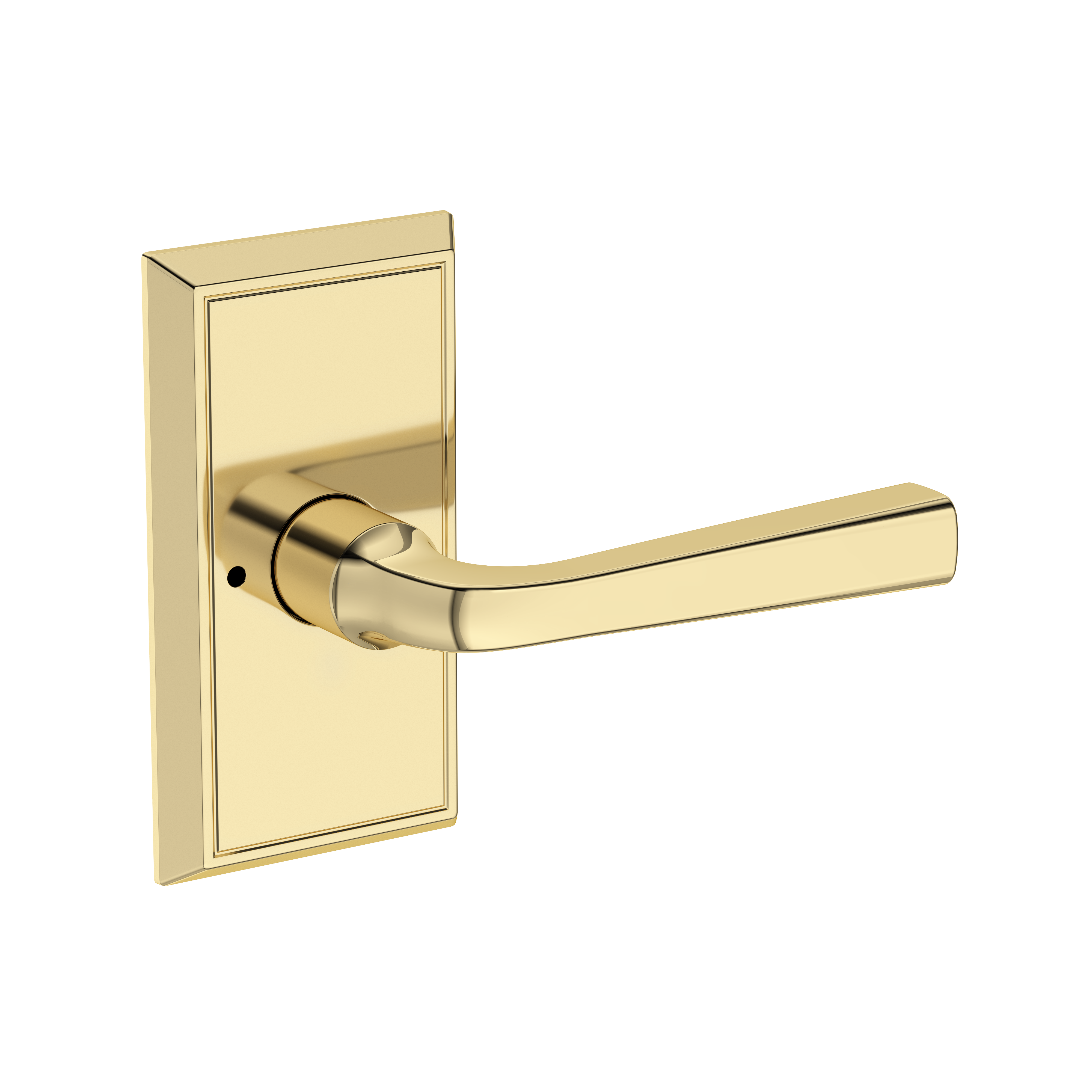 Baldwin Kingvale Lever Set with Chamfered 5" Rose