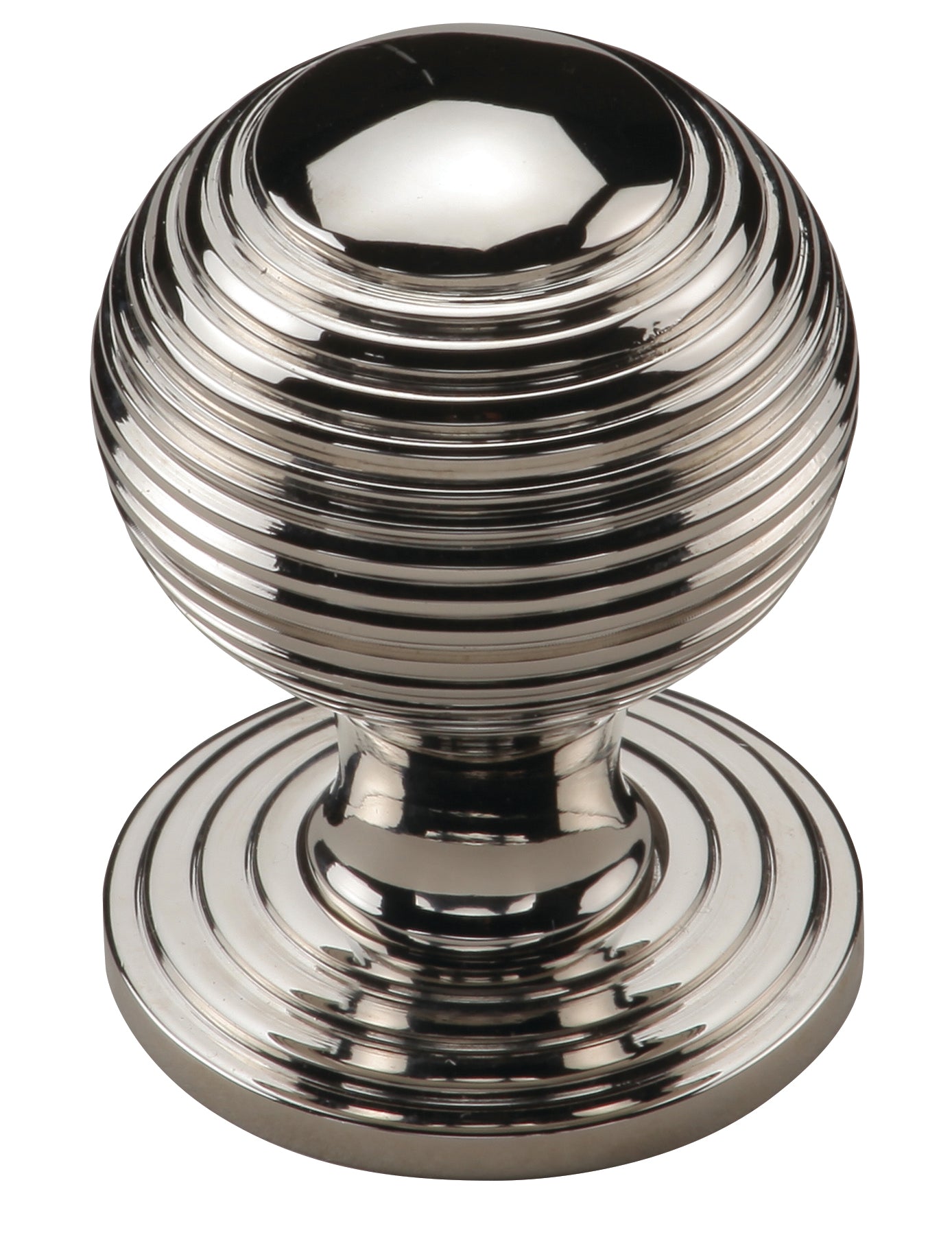 Ashley Norton Reeded Cabinet Knob on Rose