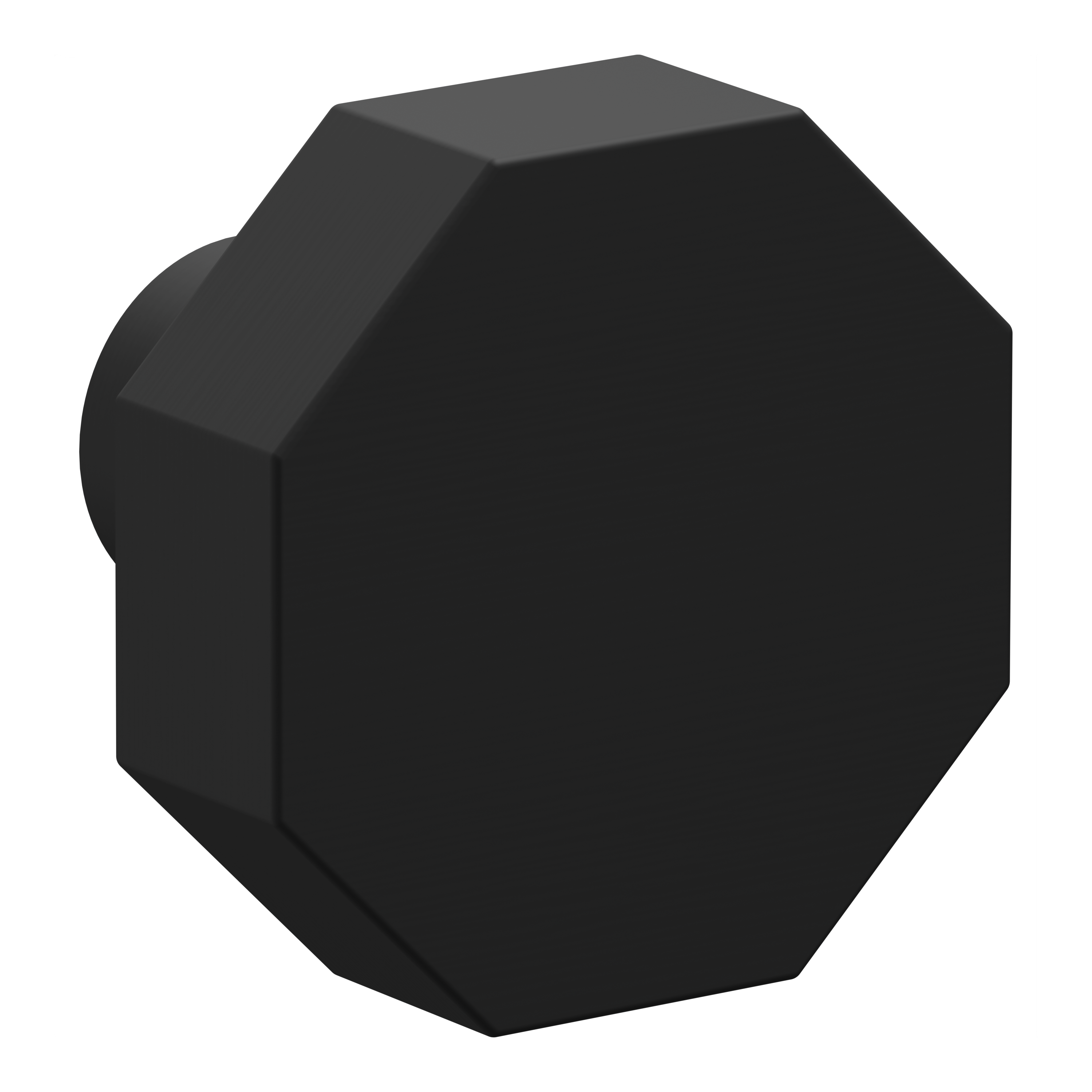 Baldwin 4440 Octagonal Facet Knob