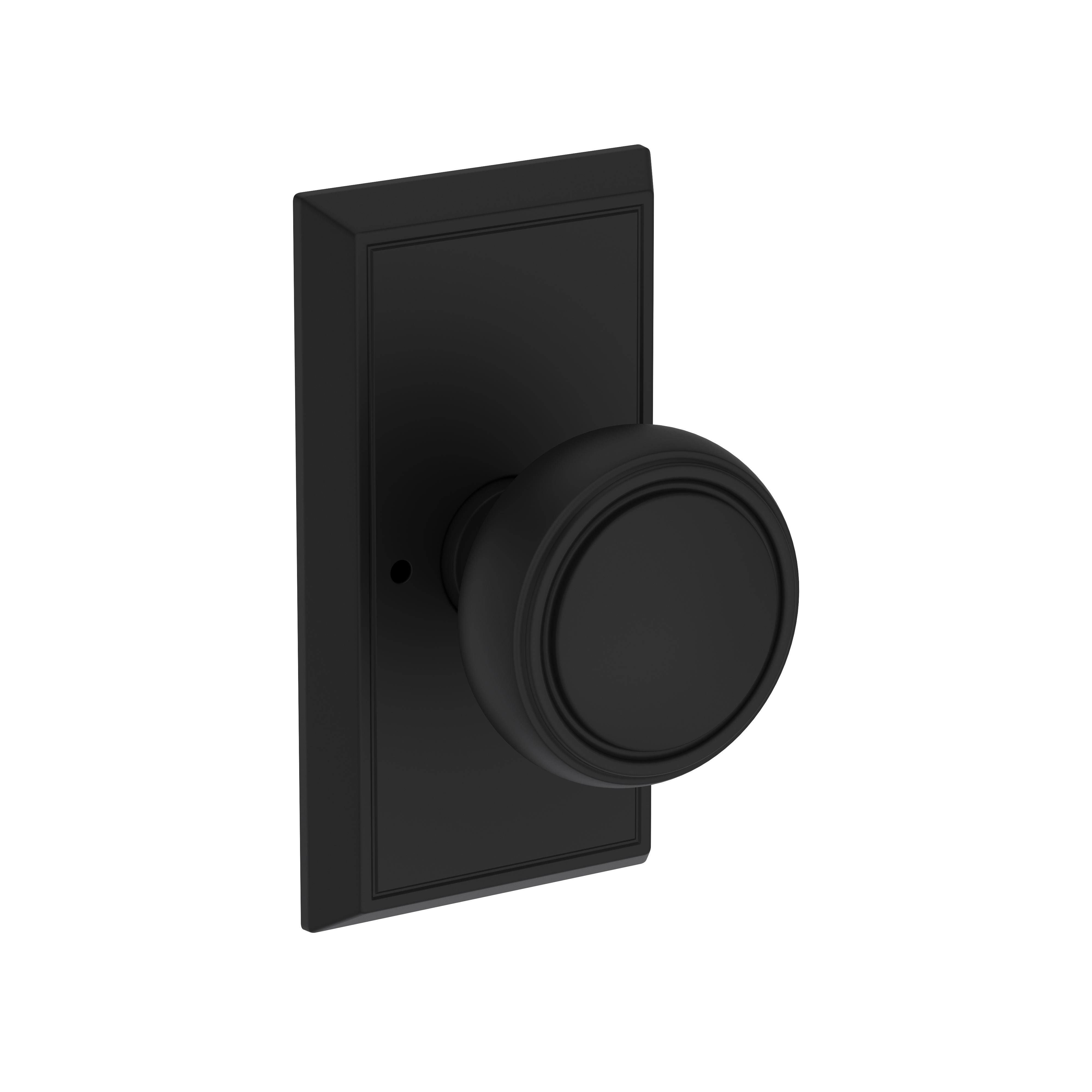 Baldwin Bremerton Knob Set with Chamfered 5" Rose