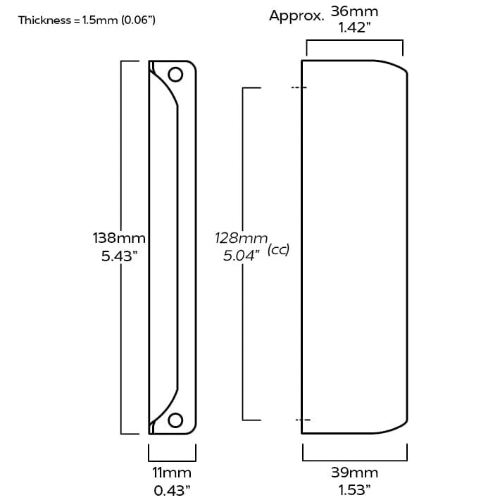 Plank JUDD Edge Pull