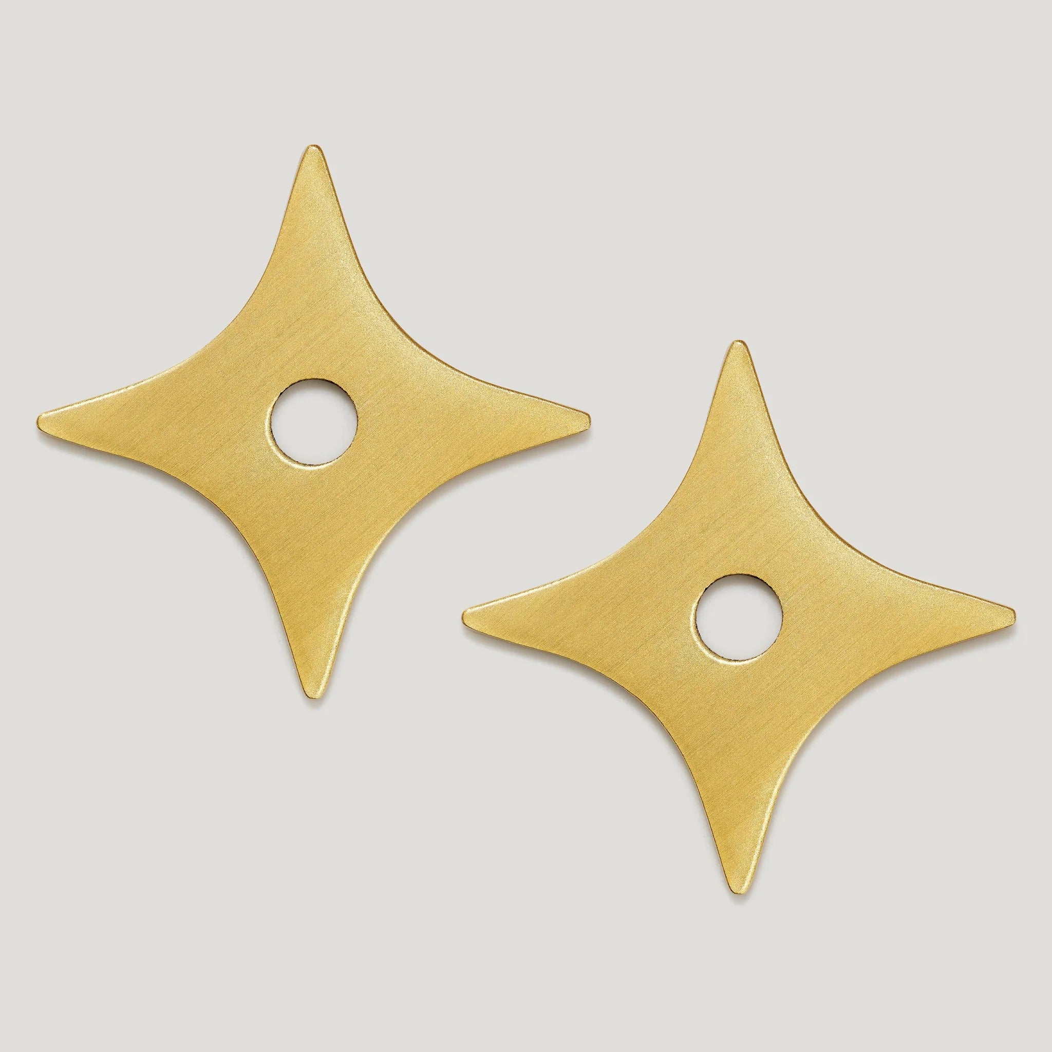 Plank ADA Pair of Small Star Pull Backplate
