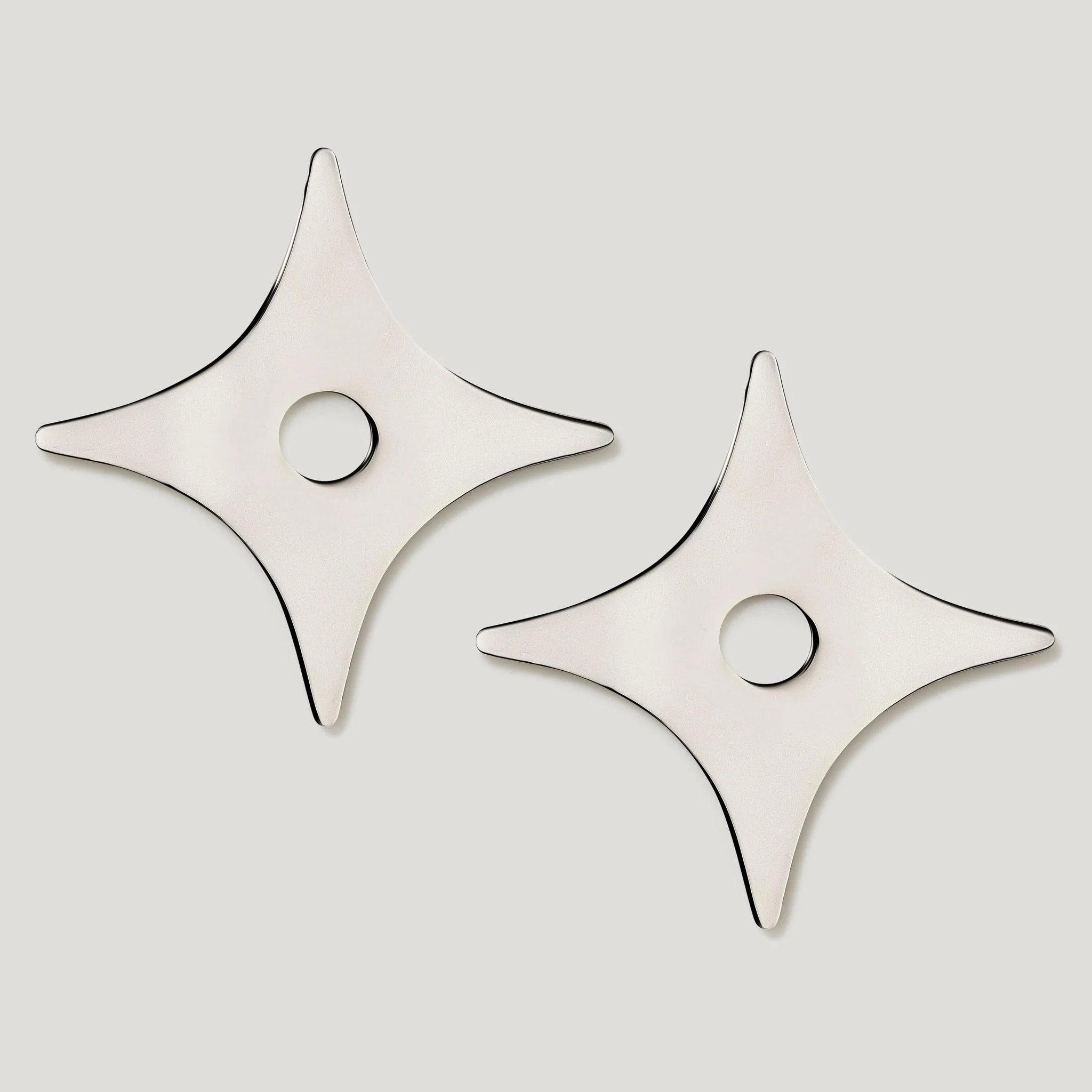 Plank ADA Pair of Small Star Pull Backplate