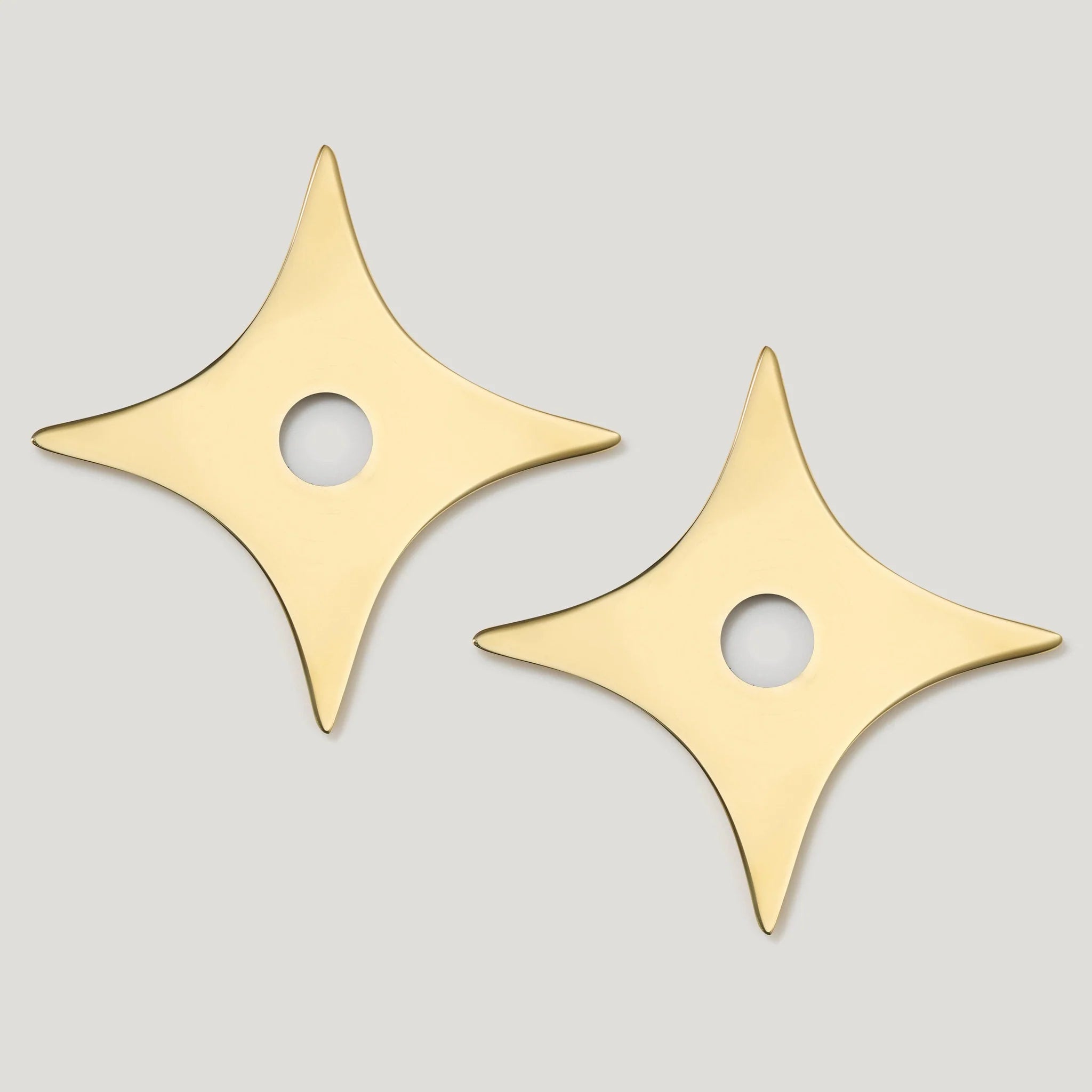 Plank ADA Pair of Small Star Pull Backplate