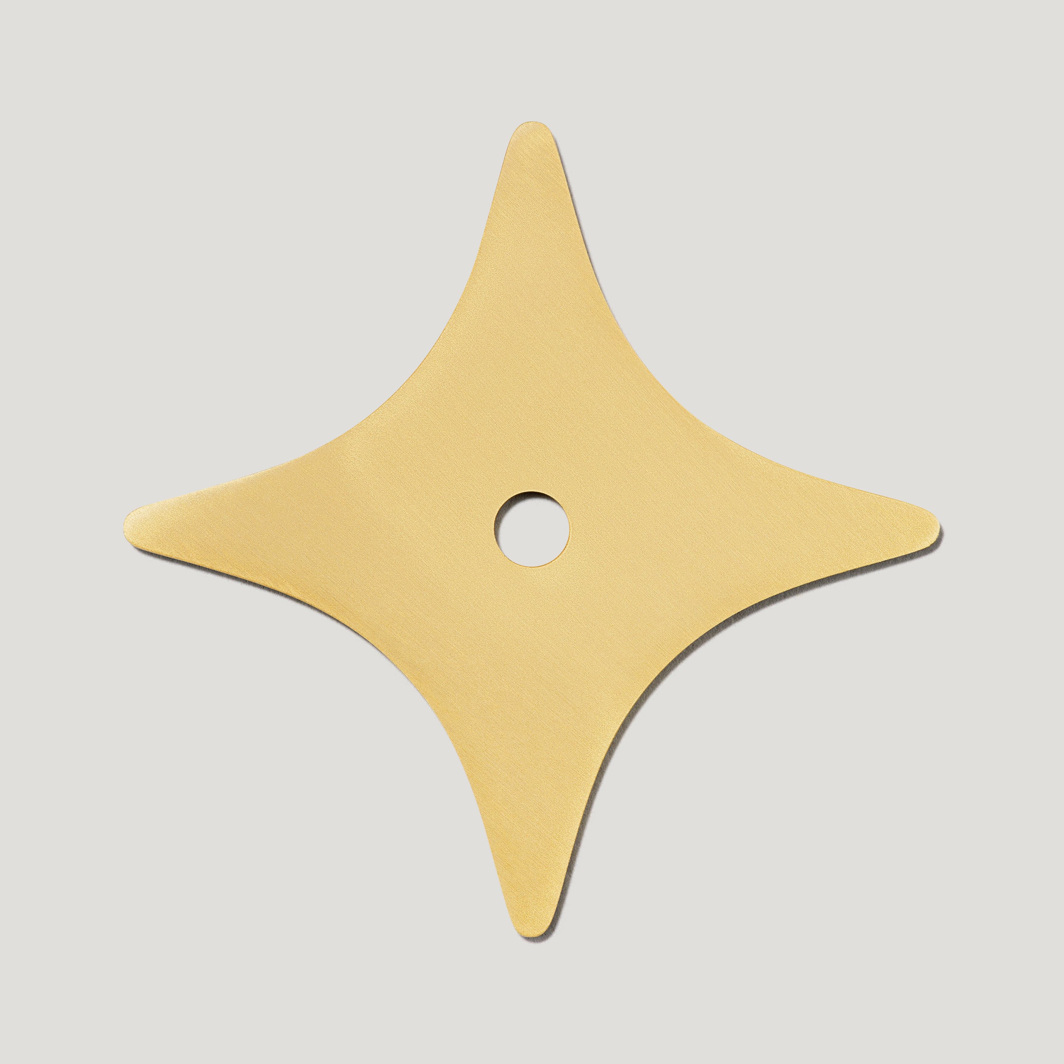 Plank ADA Star Cabinet Knob Backplate