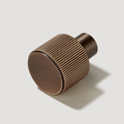 Plank LENNON Grooved Button Cabinet Knob