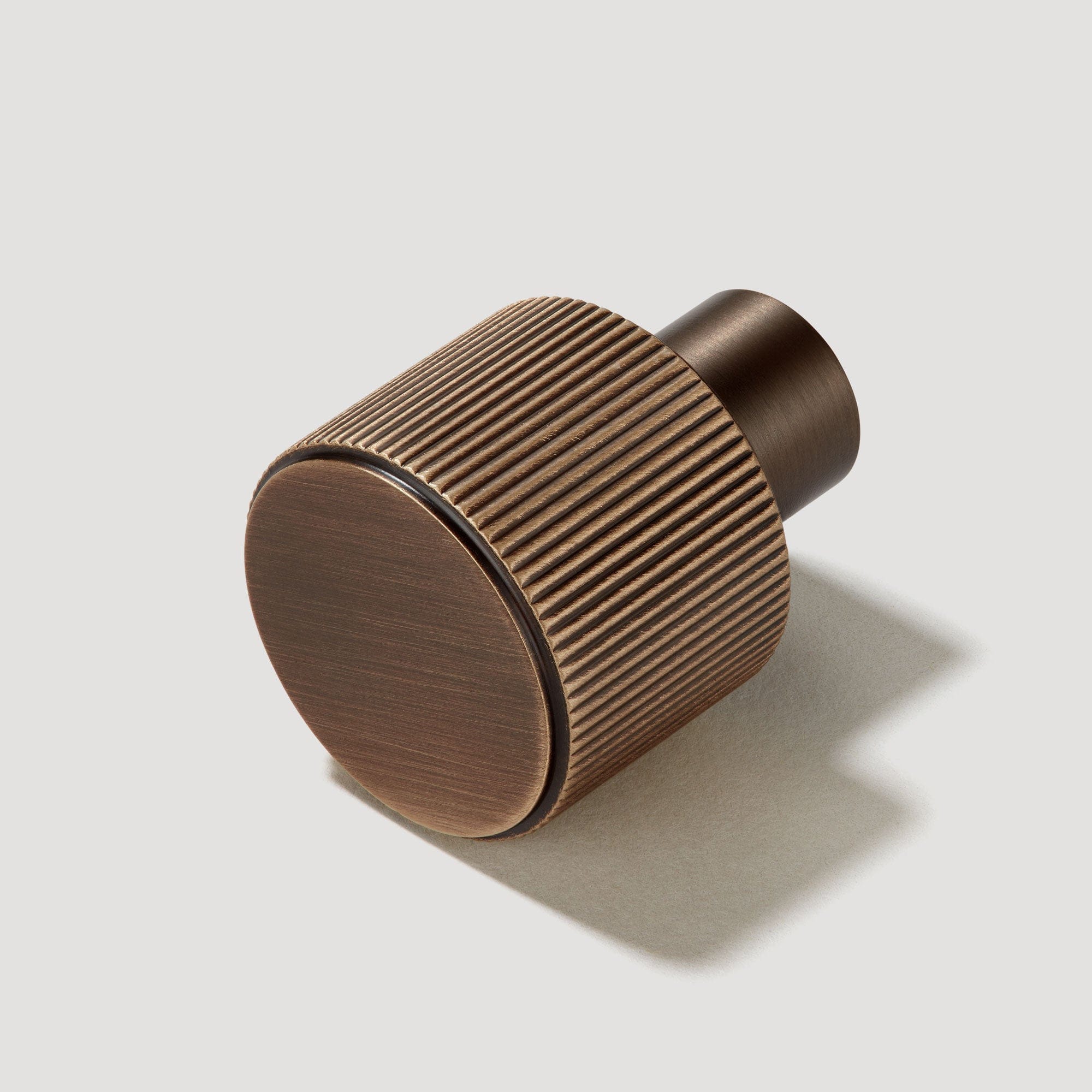 Plank LENNON Grooved Button Cabinet Knob