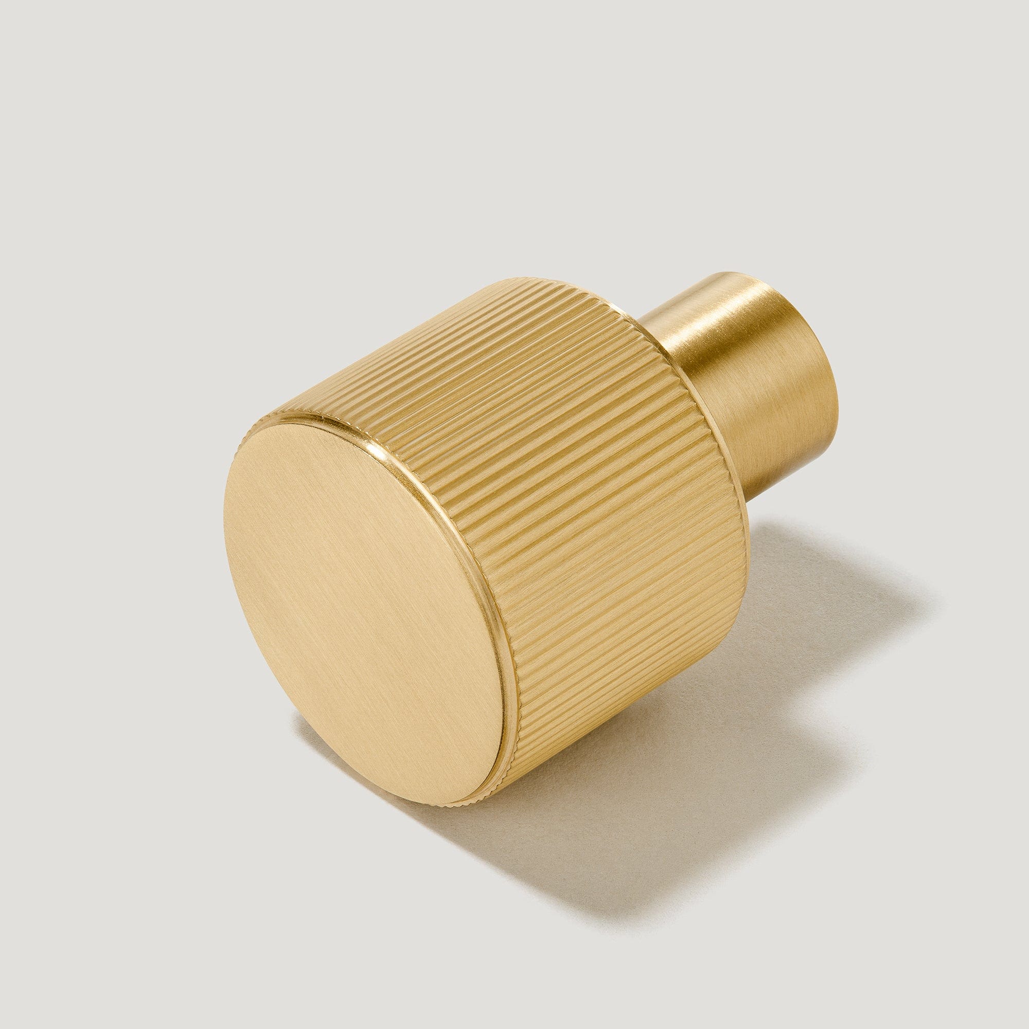 Plank LENNON Grooved Button Cabinet Knob