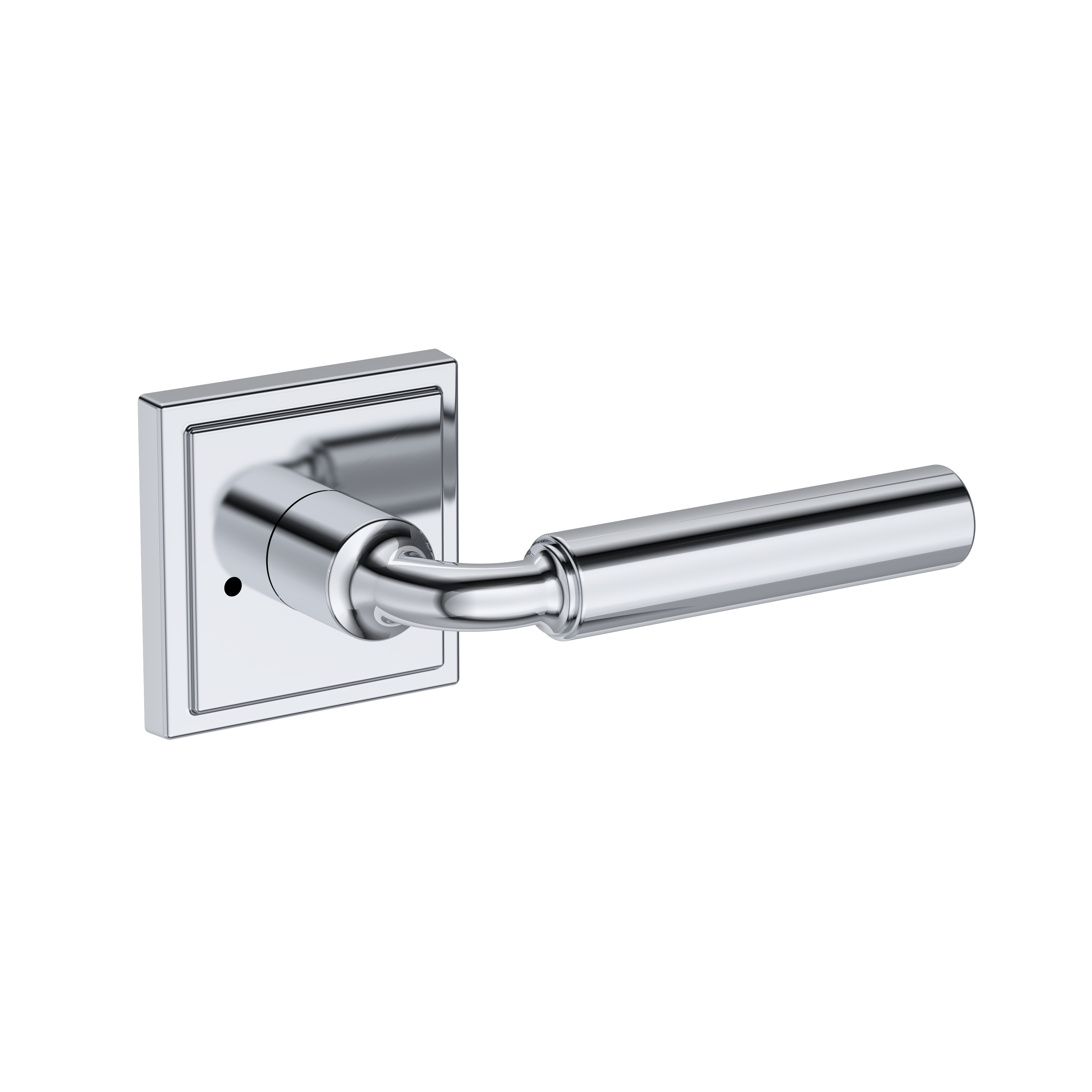 Baldwin La Conner Lever Set with Stepped Square Rose