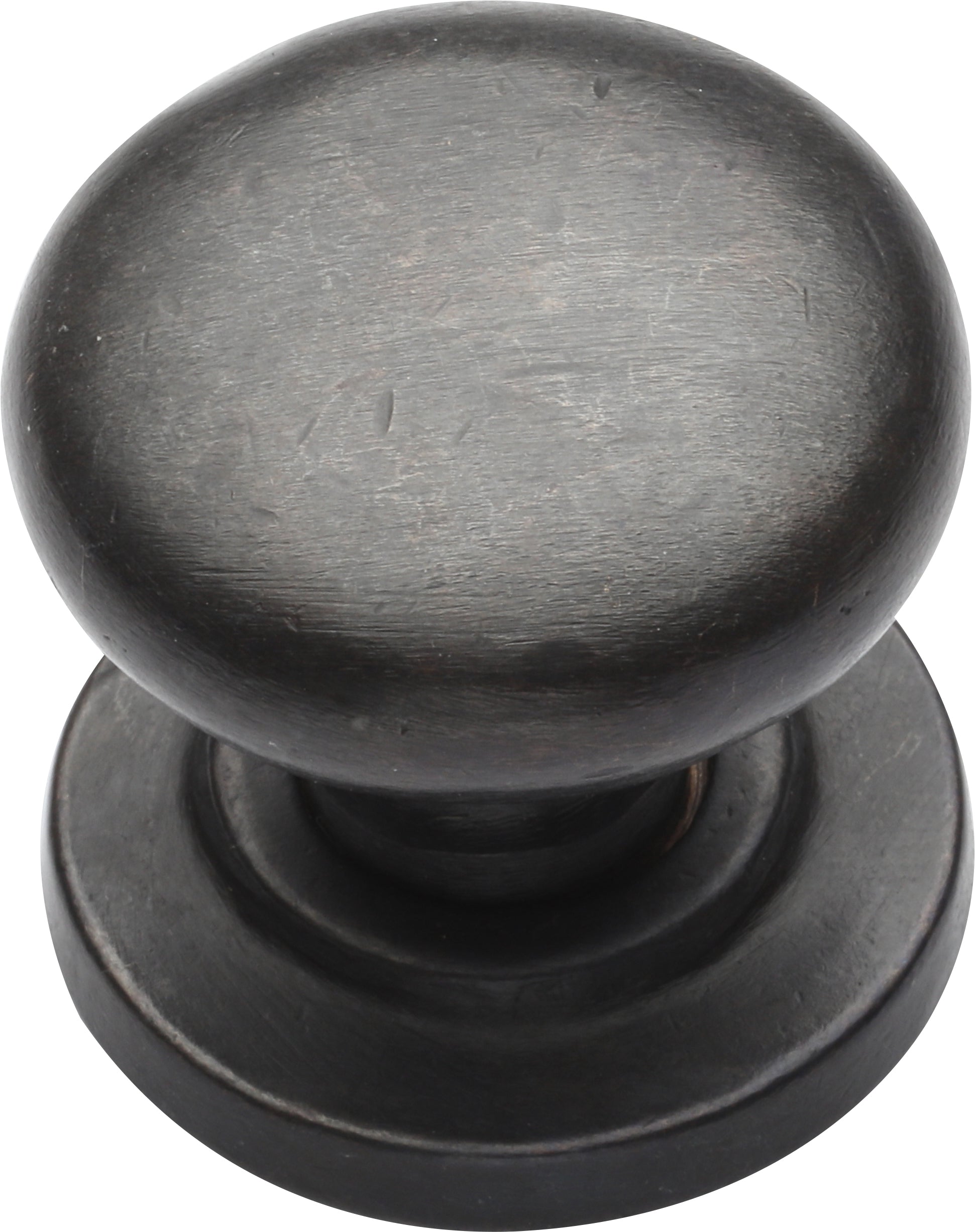 Ashley Norton Bronze Round Cabinet Knob on Rose