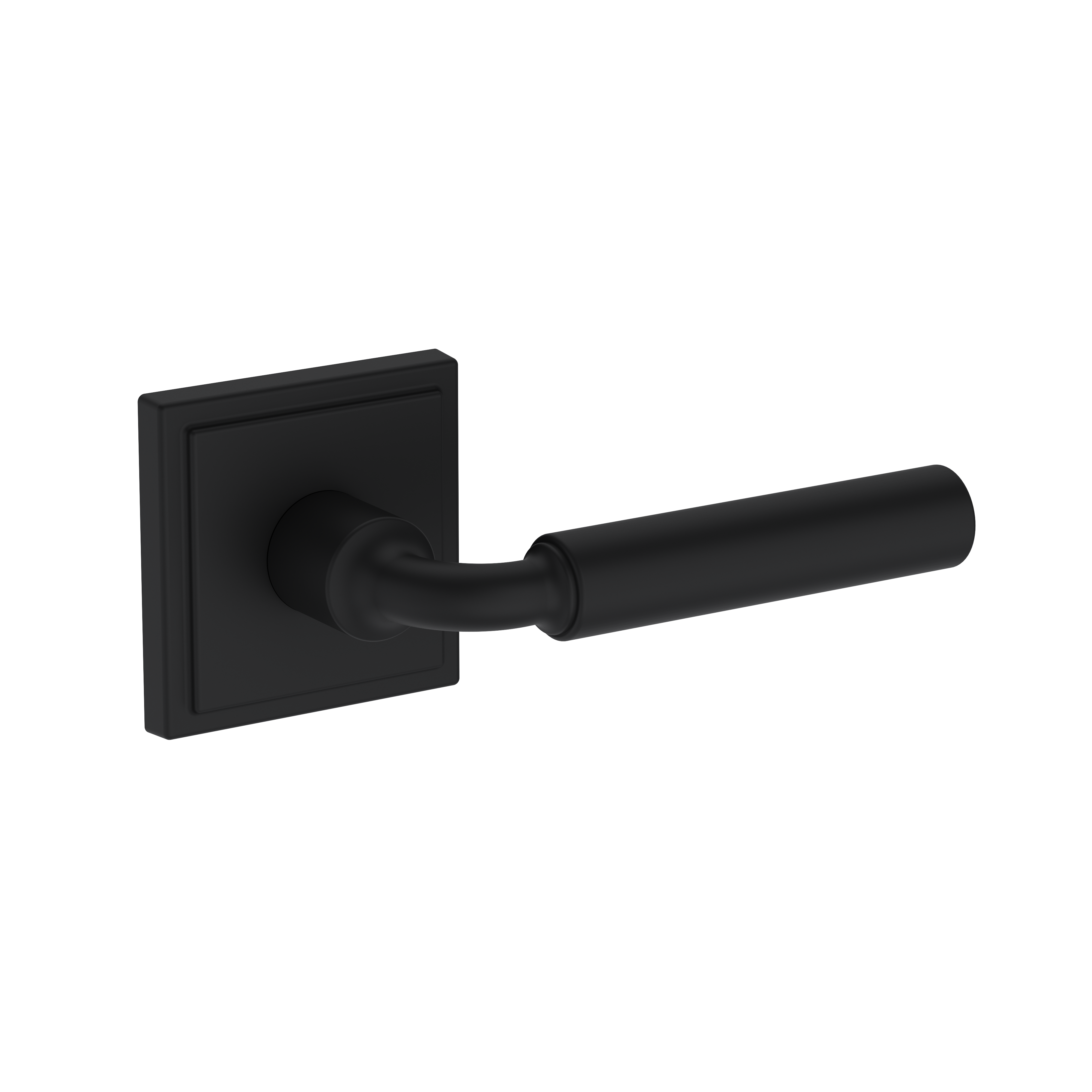 Baldwin La Conner Lever Set with Stepped Square Rose