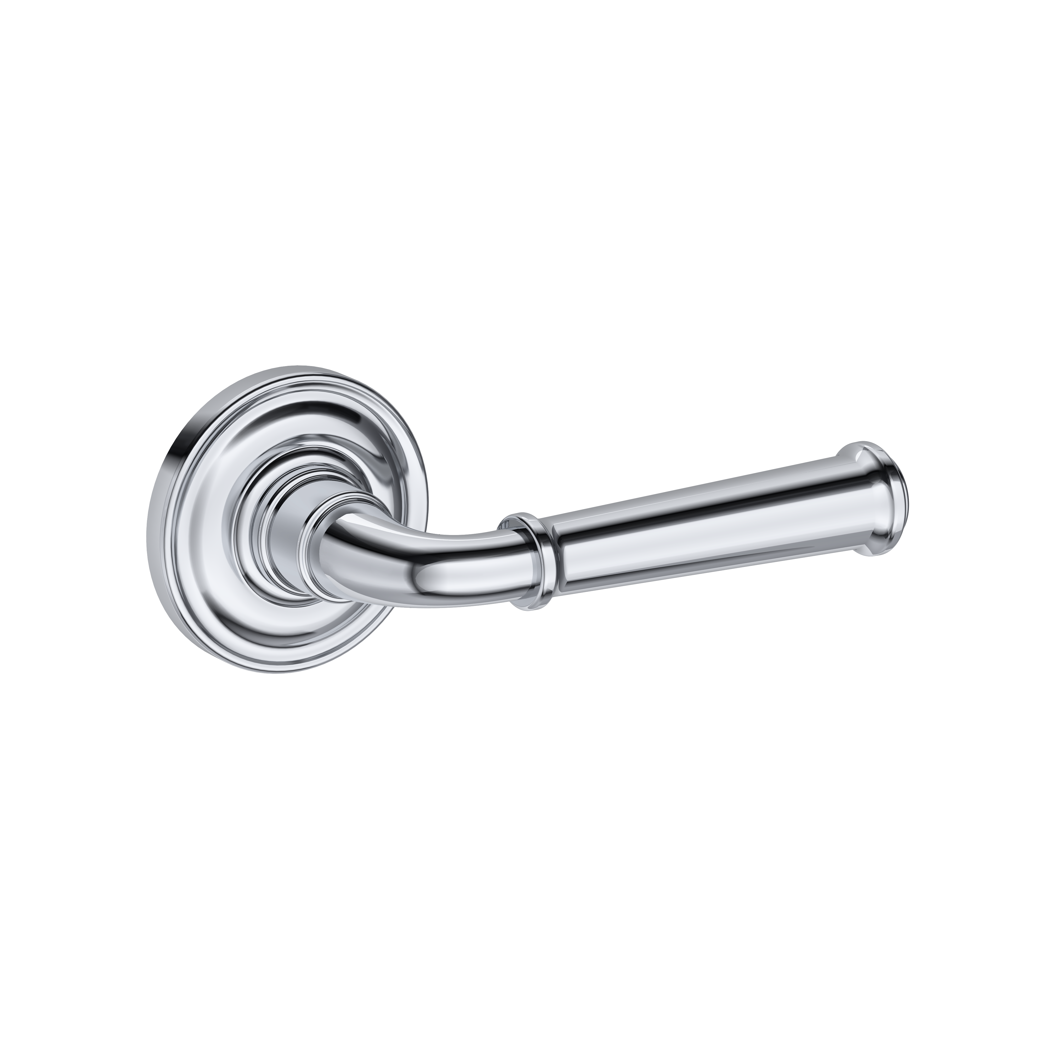 Baldwin Dunsmoor Lever Set with Traditional Round Rose