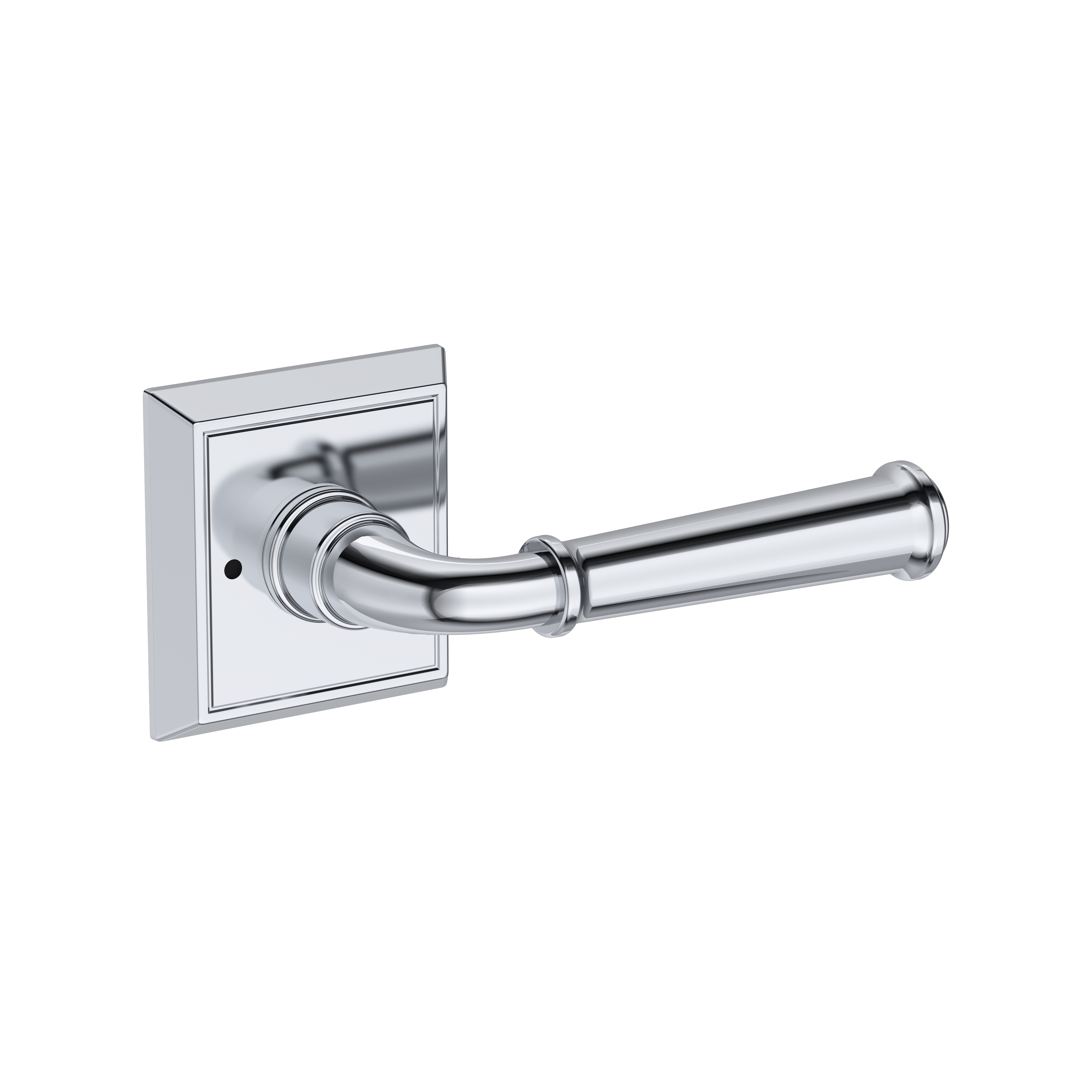 Baldwin Dunsmoor Lever Set with Chamfered Square Rose