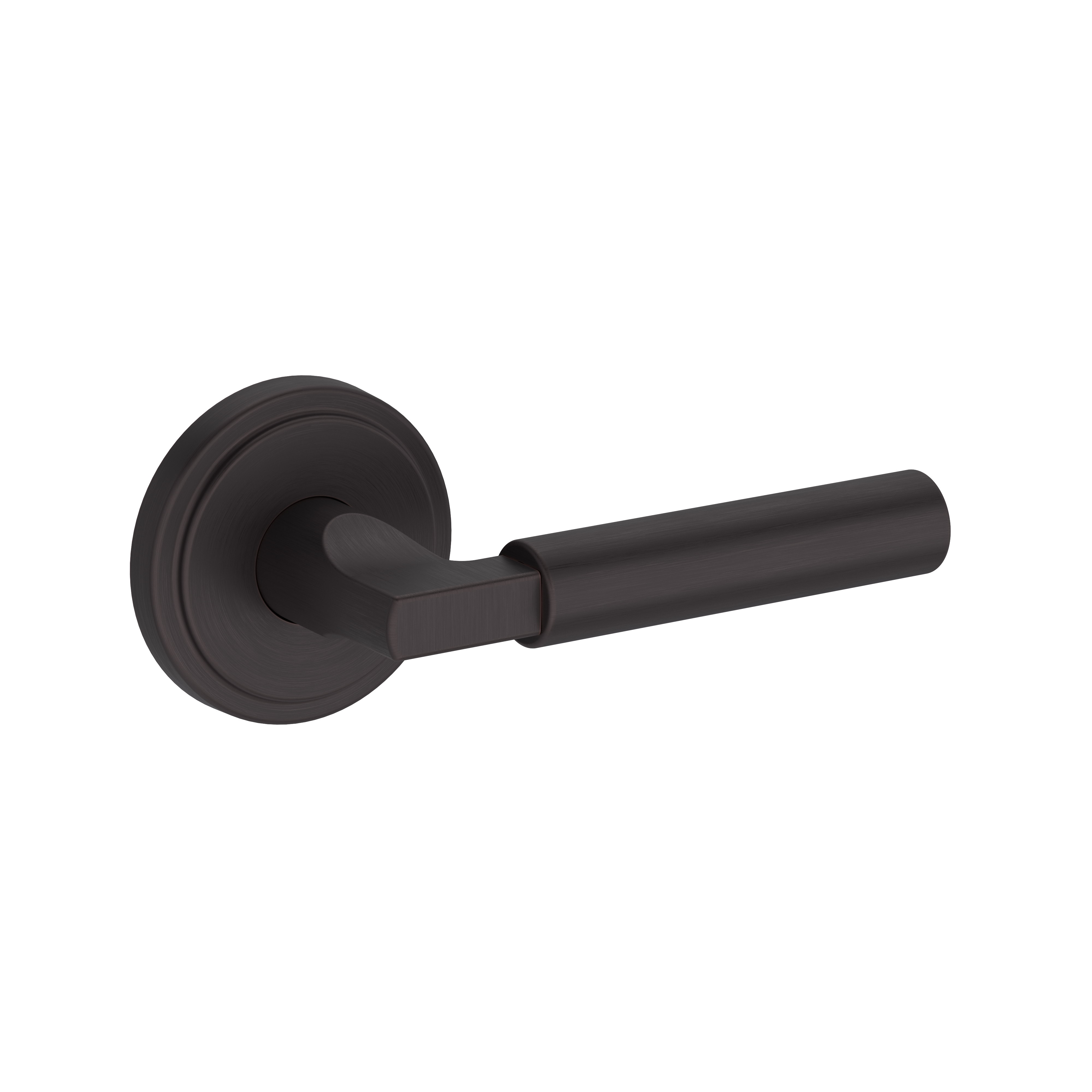 Baldwin Lake Forest Lever Set with Stepped Round Rose