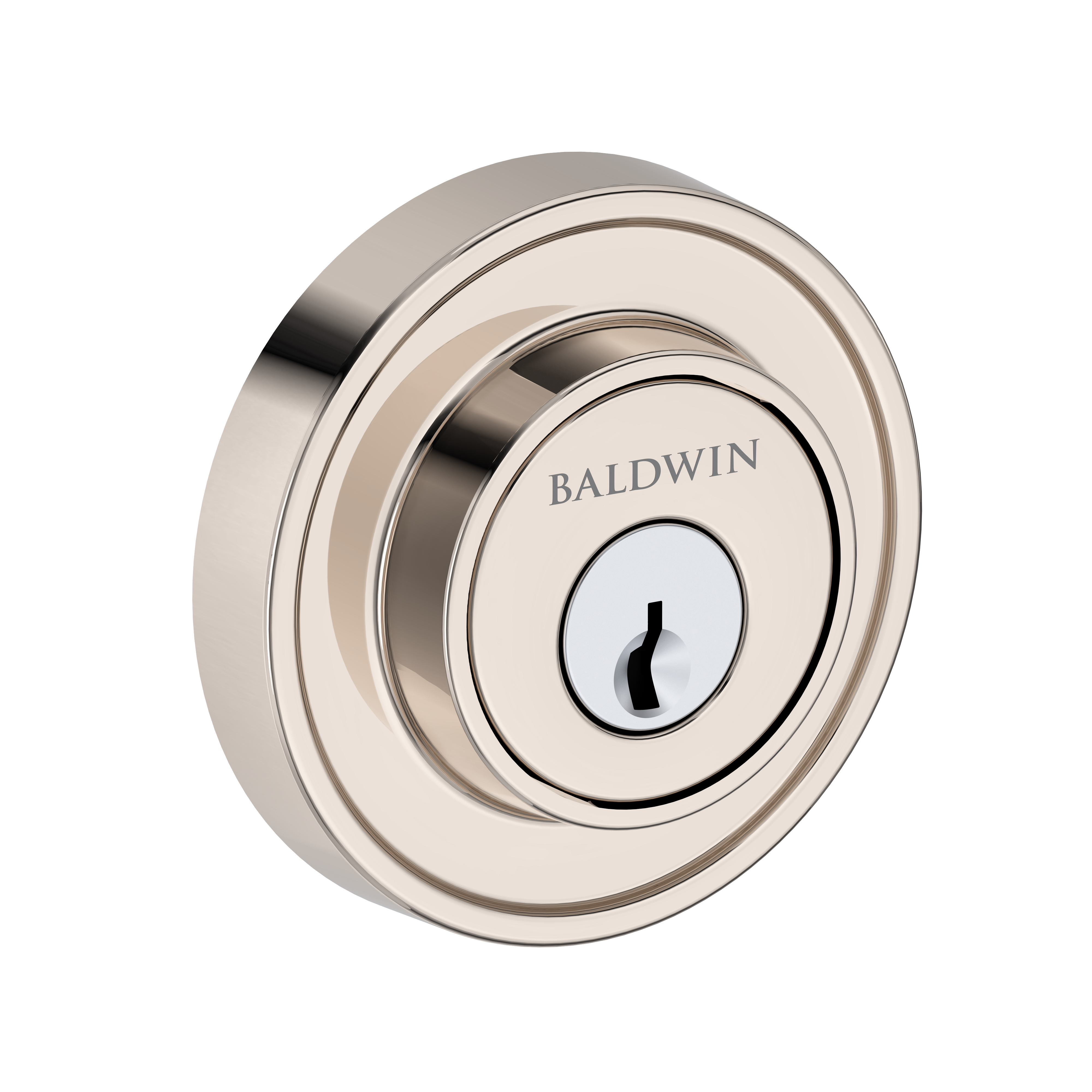 Baldwin Recessed Round Single Cylinder Deadbolt