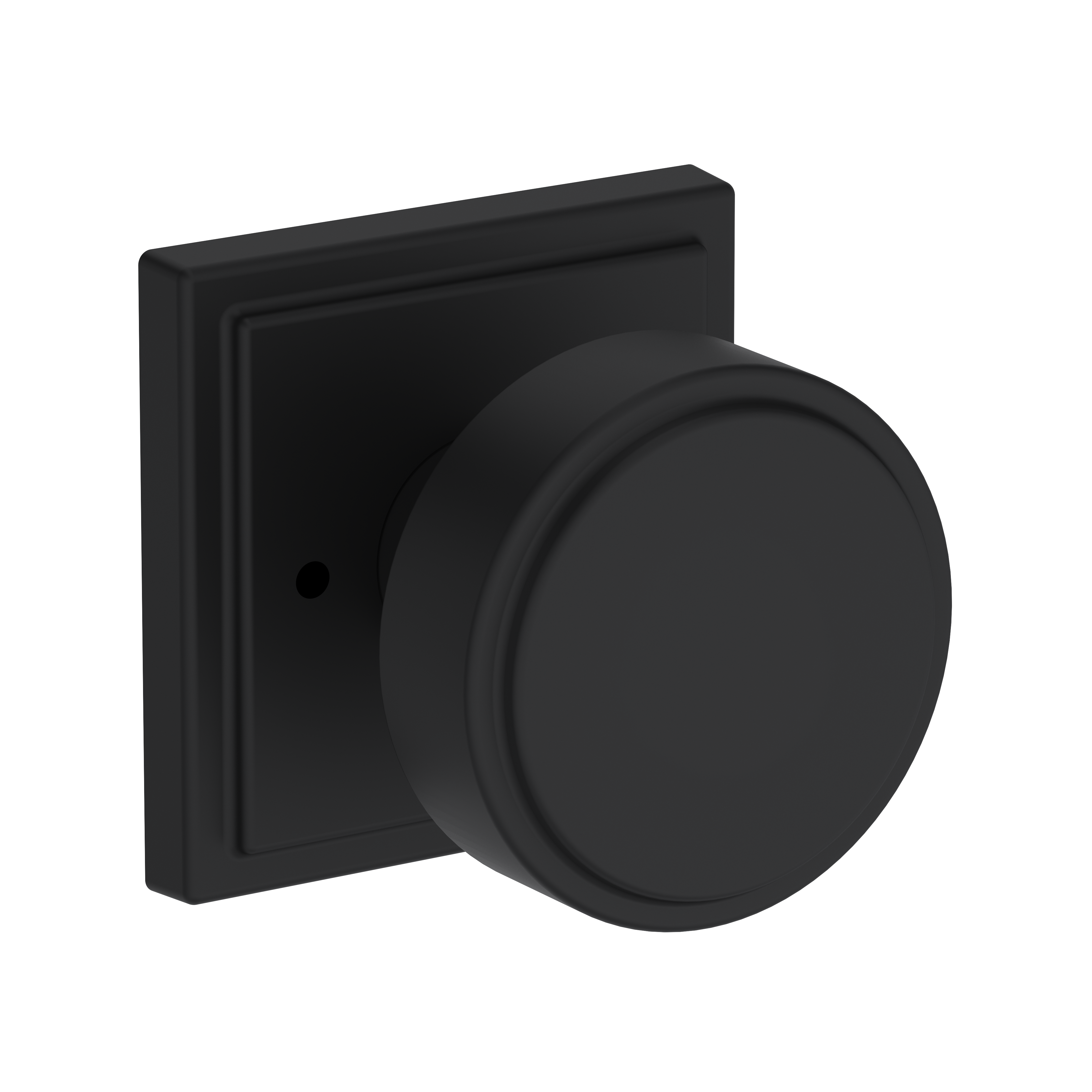 Baldwin Vashon Knob Set with Stepped Square Rose