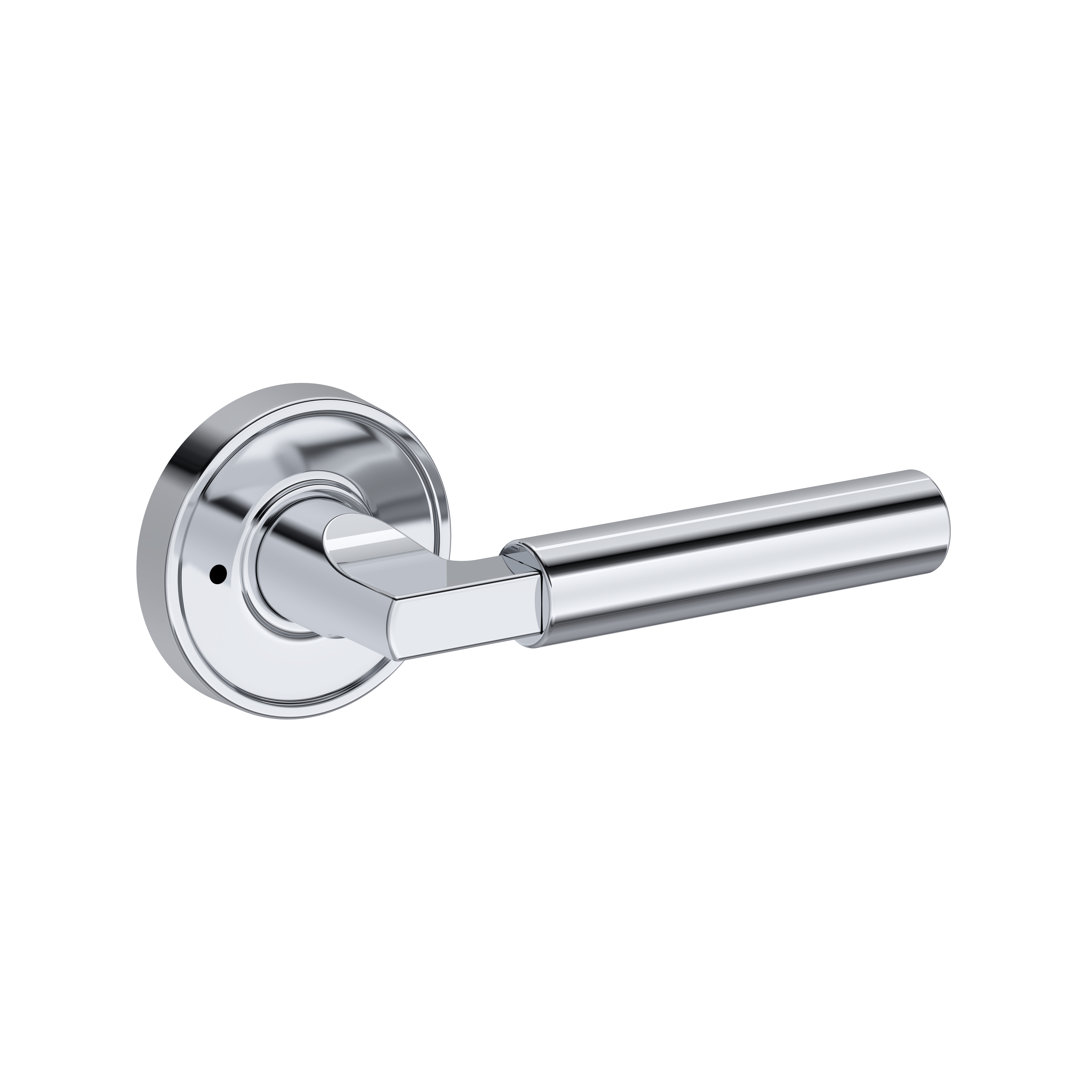 Baldwin Lake Forest Lever Set with Recessed Round Rose