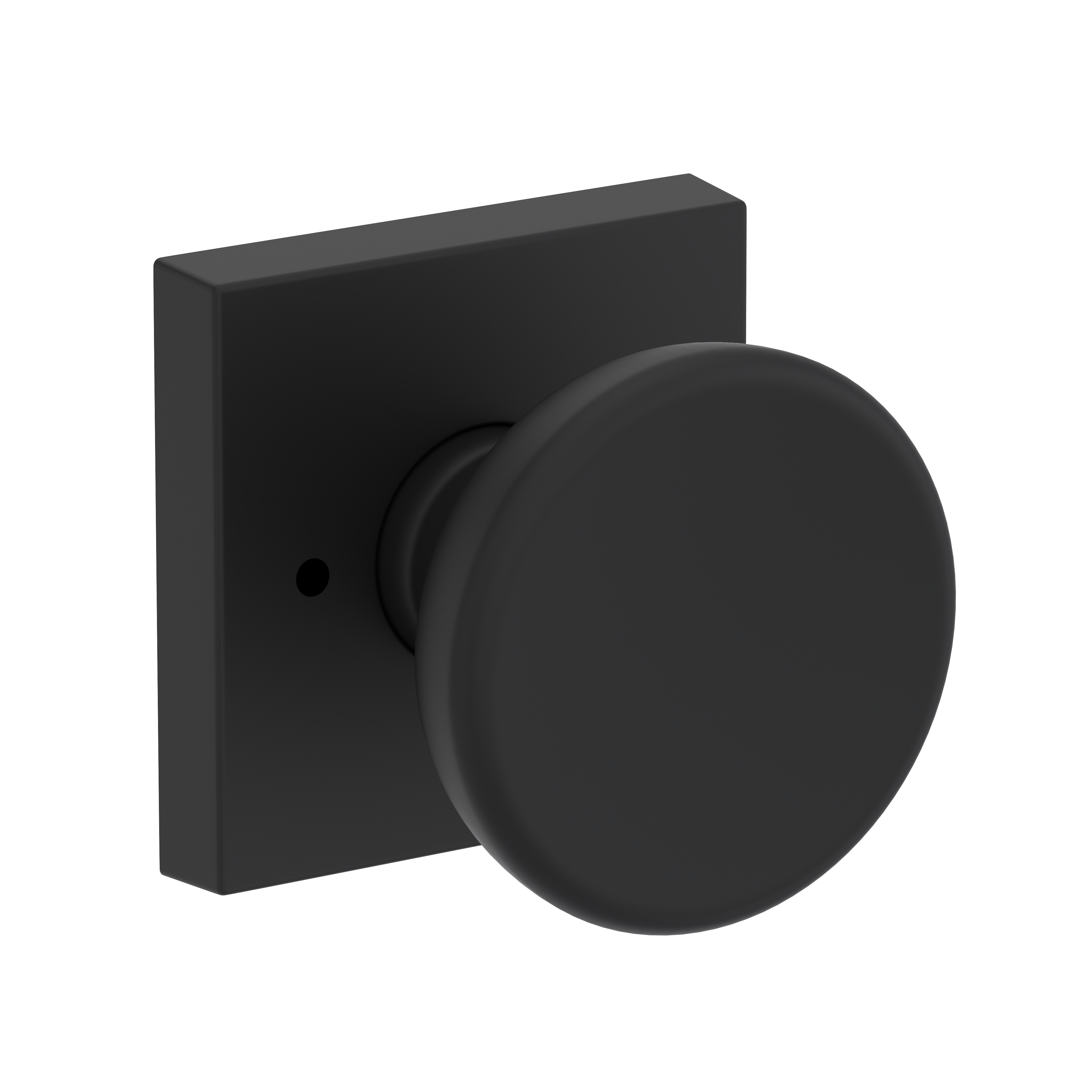 Baldwin Solvang Knob Set with Contemporary Square Rose