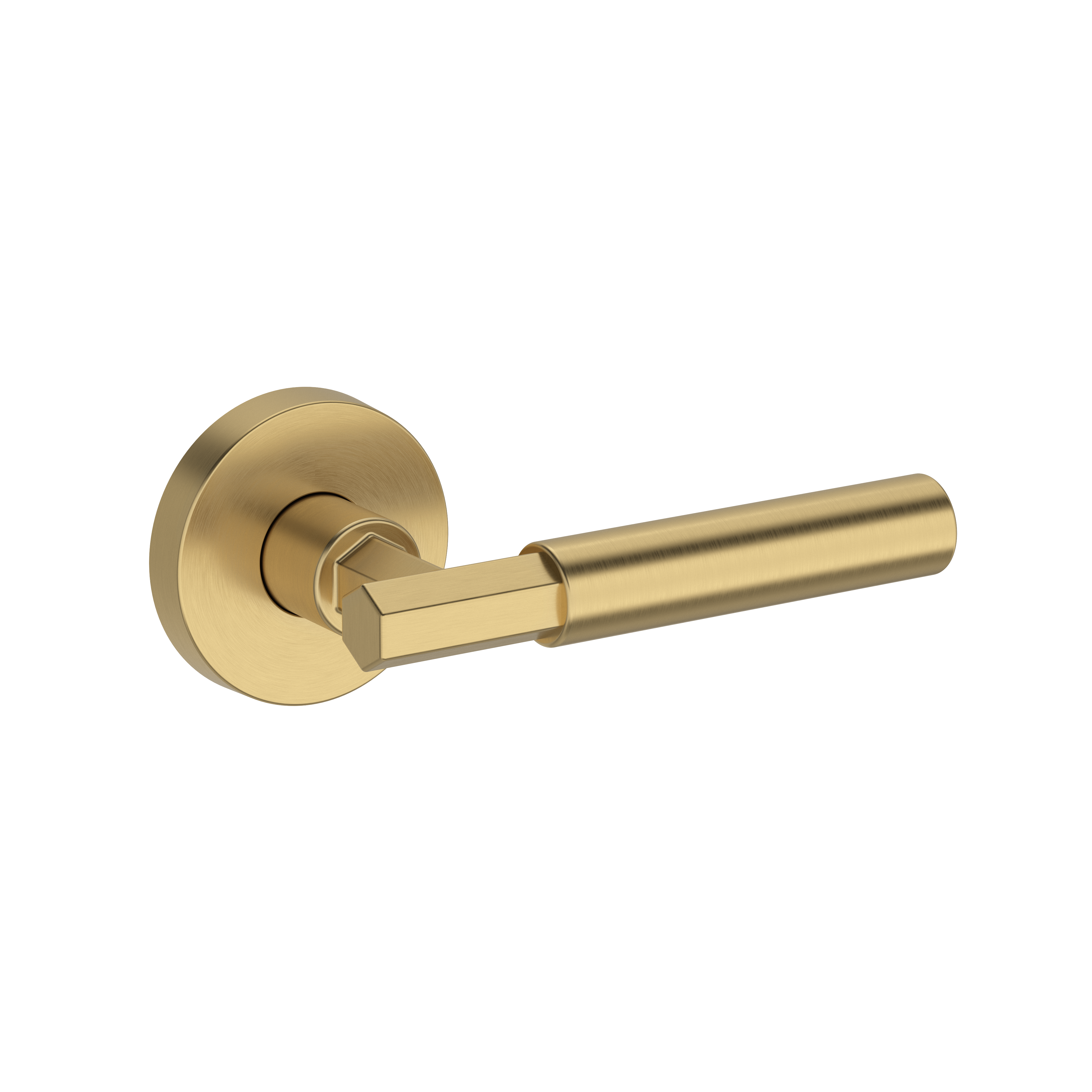 Baldwin Riddling Lever Set with Contemporary Round Rose