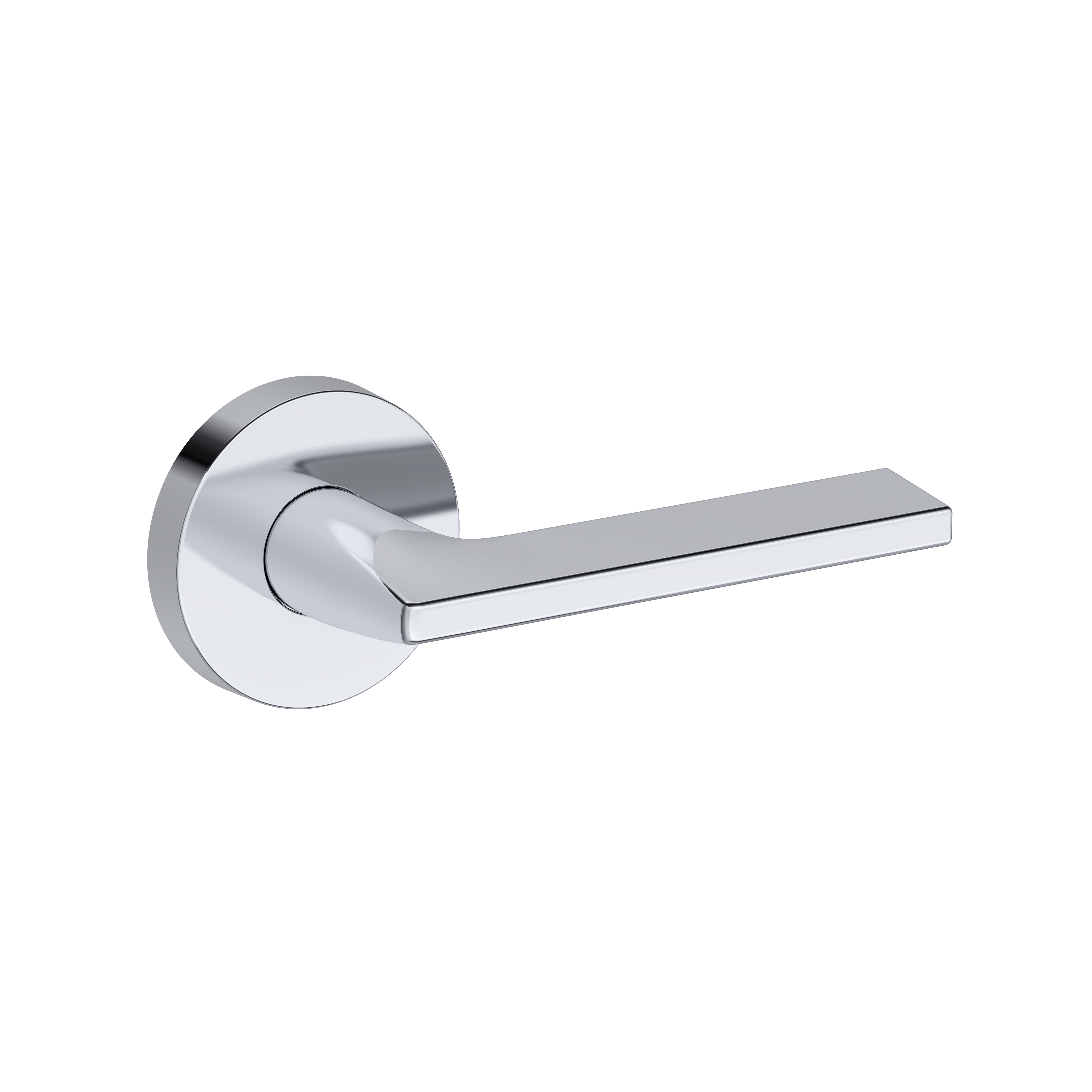 Baldwin Anaheim Hills Lever Set with Contemporary Round Rose